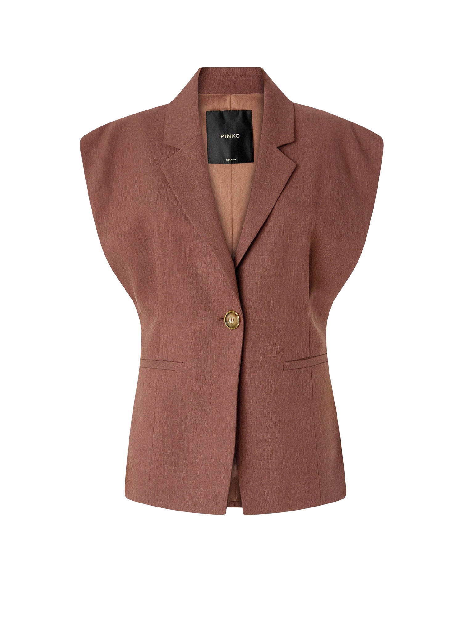 Pinko Clothing Brown Viscosa Poliestere Elastan