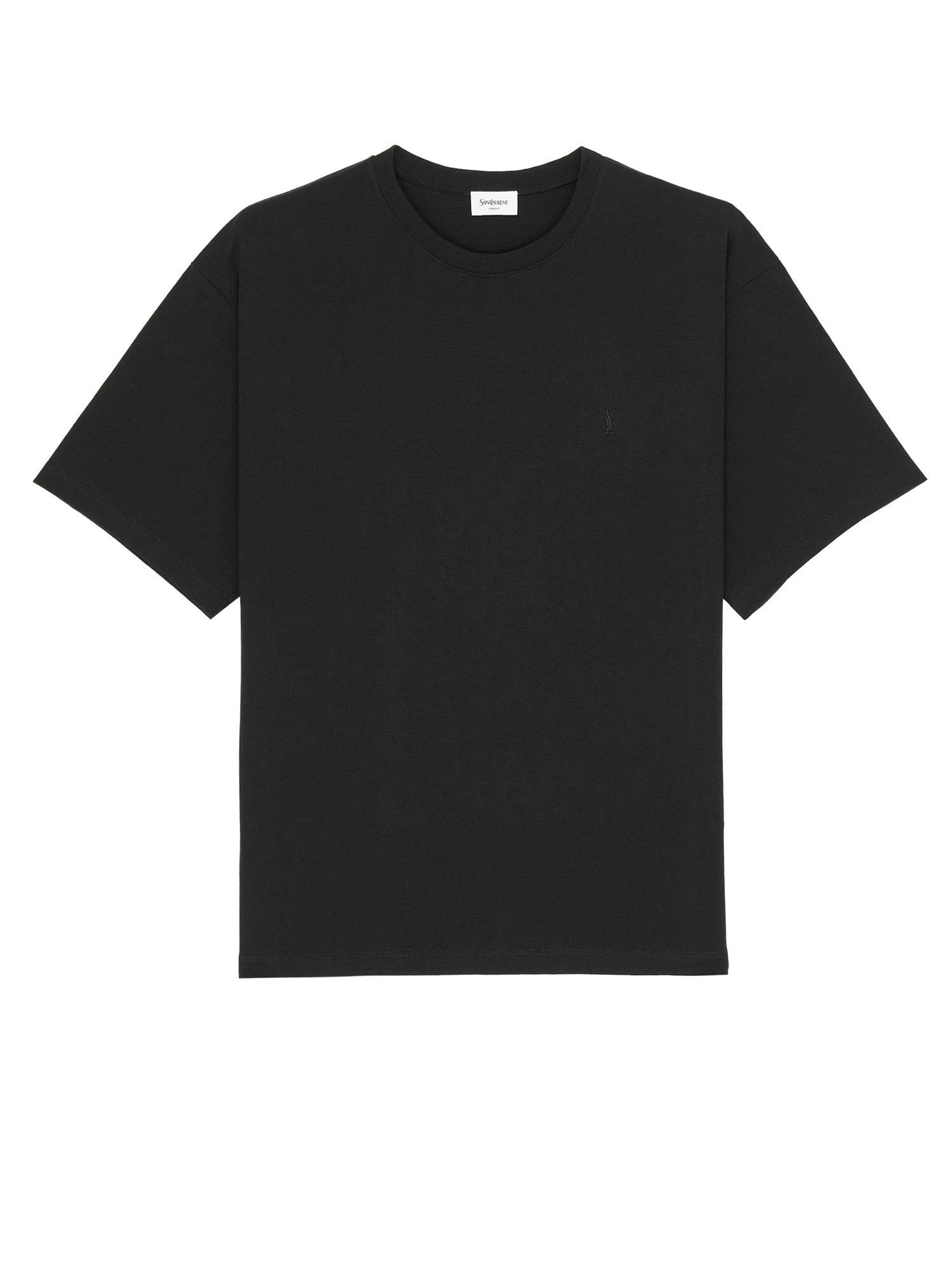 Saint Laurent T-shirts and Polos Black Cotone