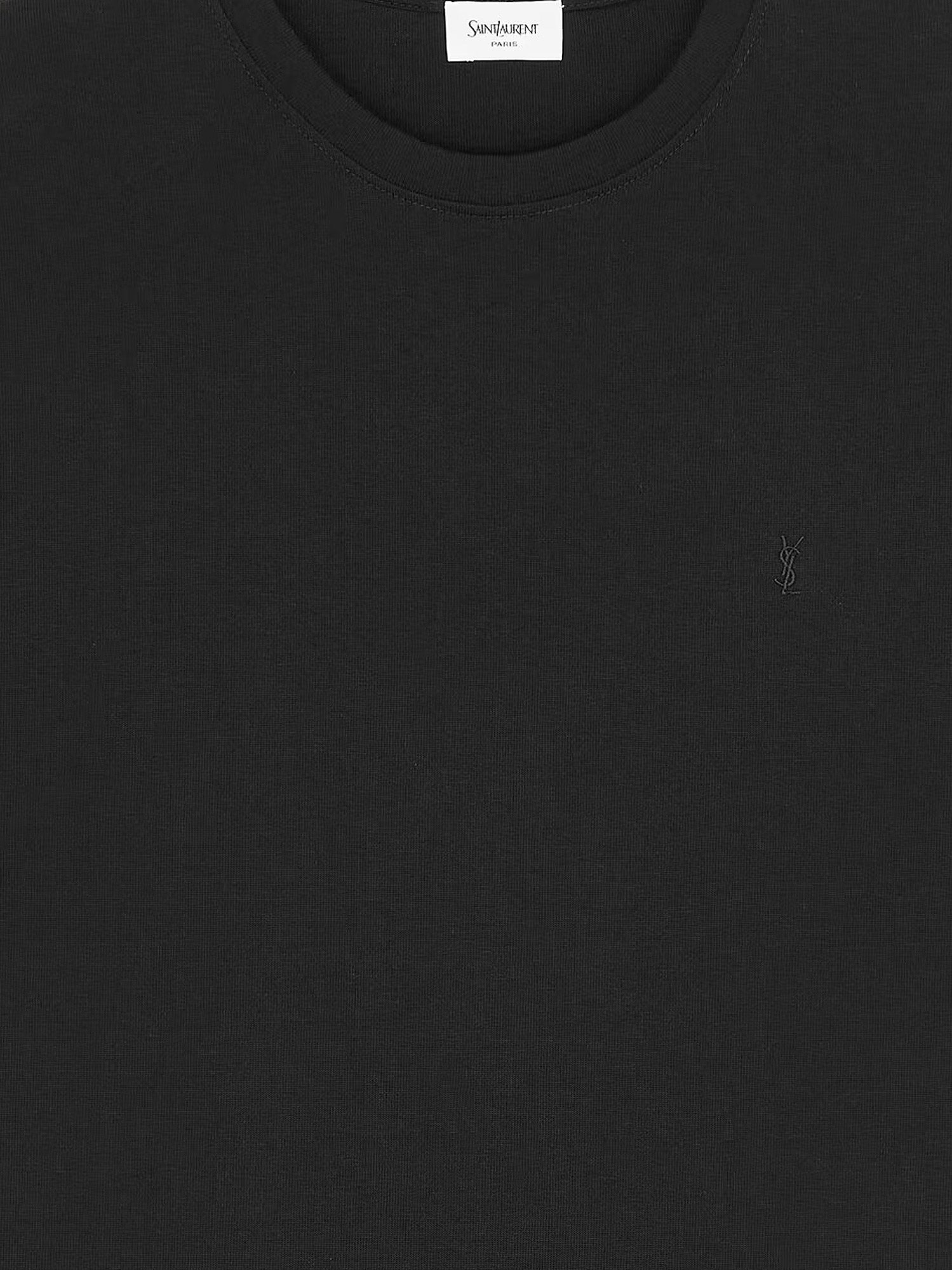 Saint Laurent T-shirts and Polos Black Cotone
