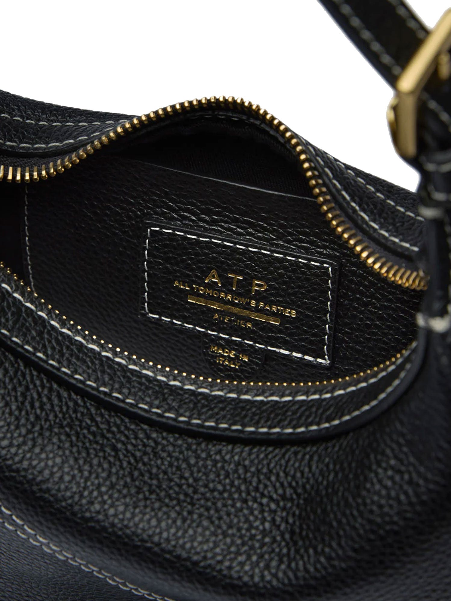ATP ATELIER Bags Black/contrast Stitch Pelle
