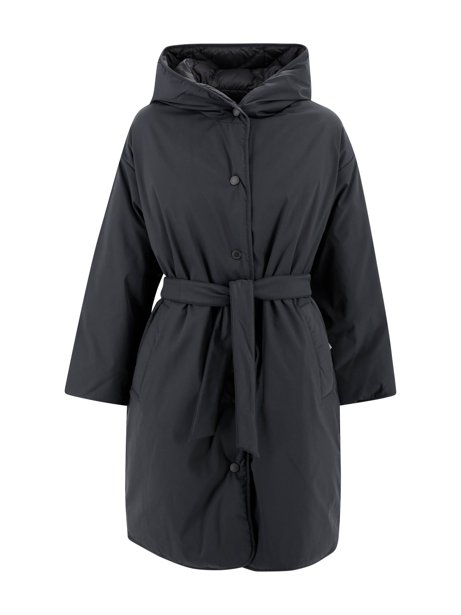 Max Mara Weekend Coats Nero Poliestere