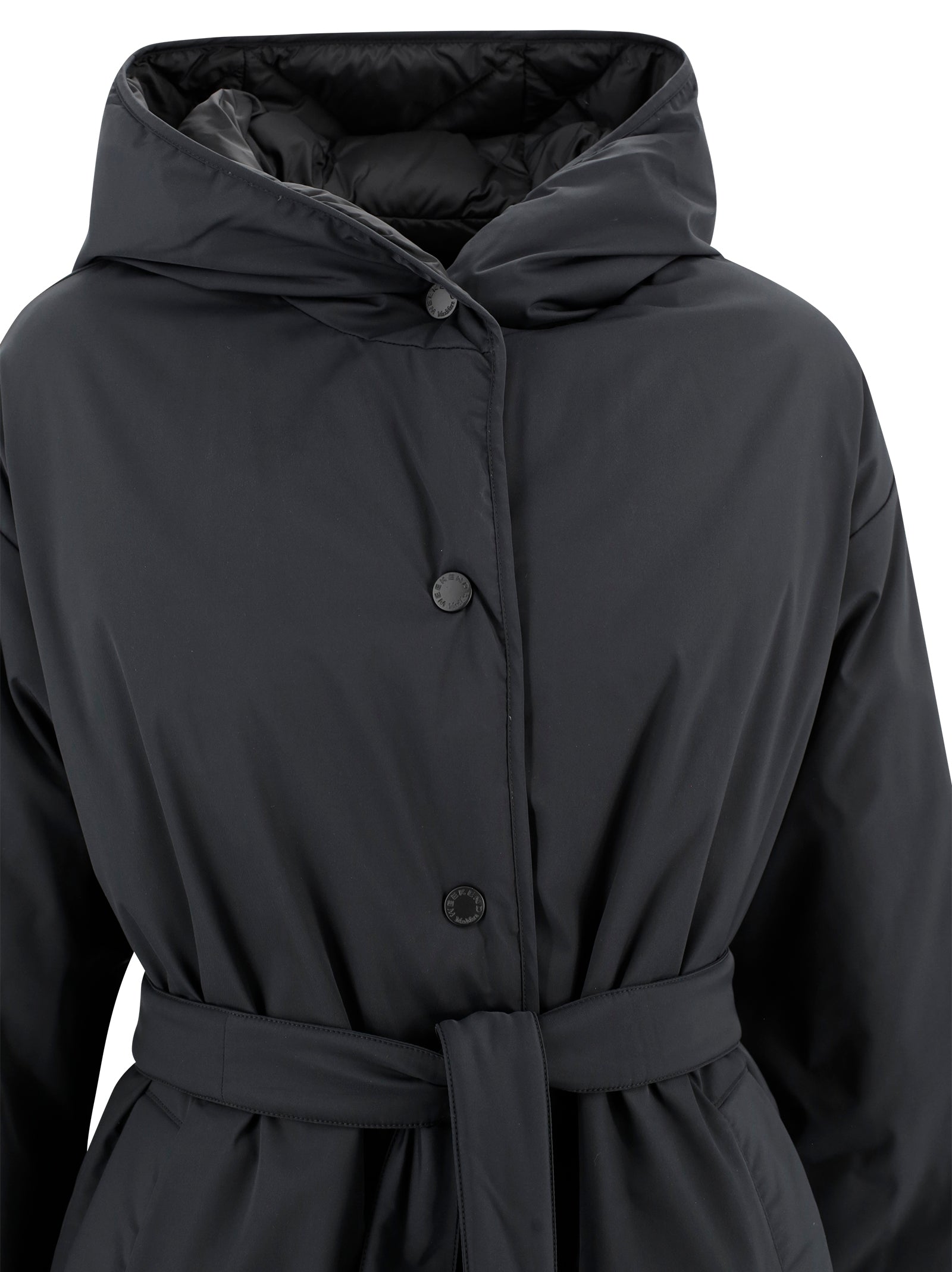 Max Mara Weekend Coats Nero Poliestere