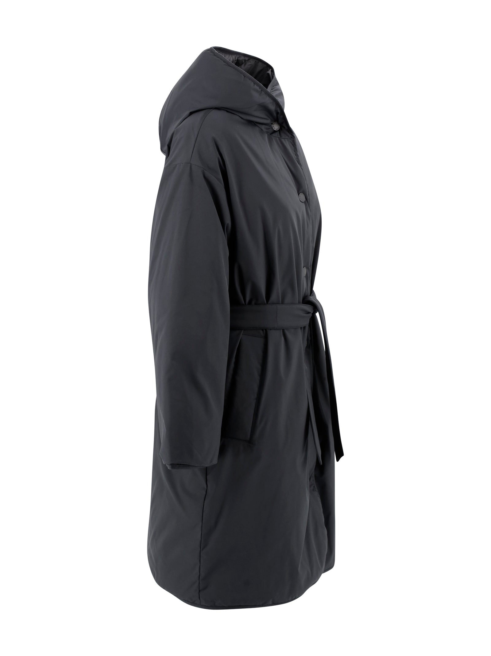Max Mara Weekend Coats Nero Poliestere