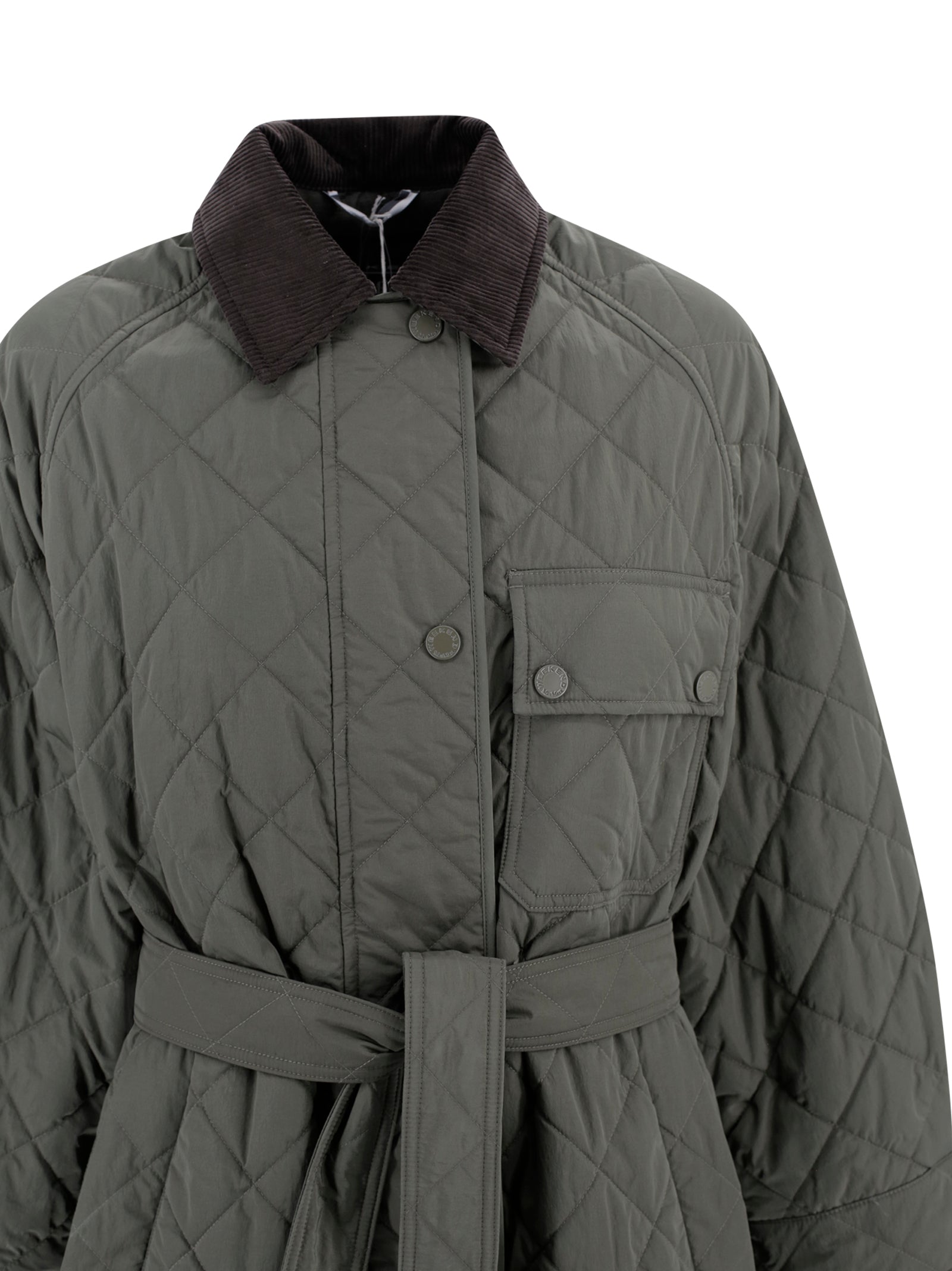 Max Mara Weekend Coats Kaki Poliestere Cammello Seta