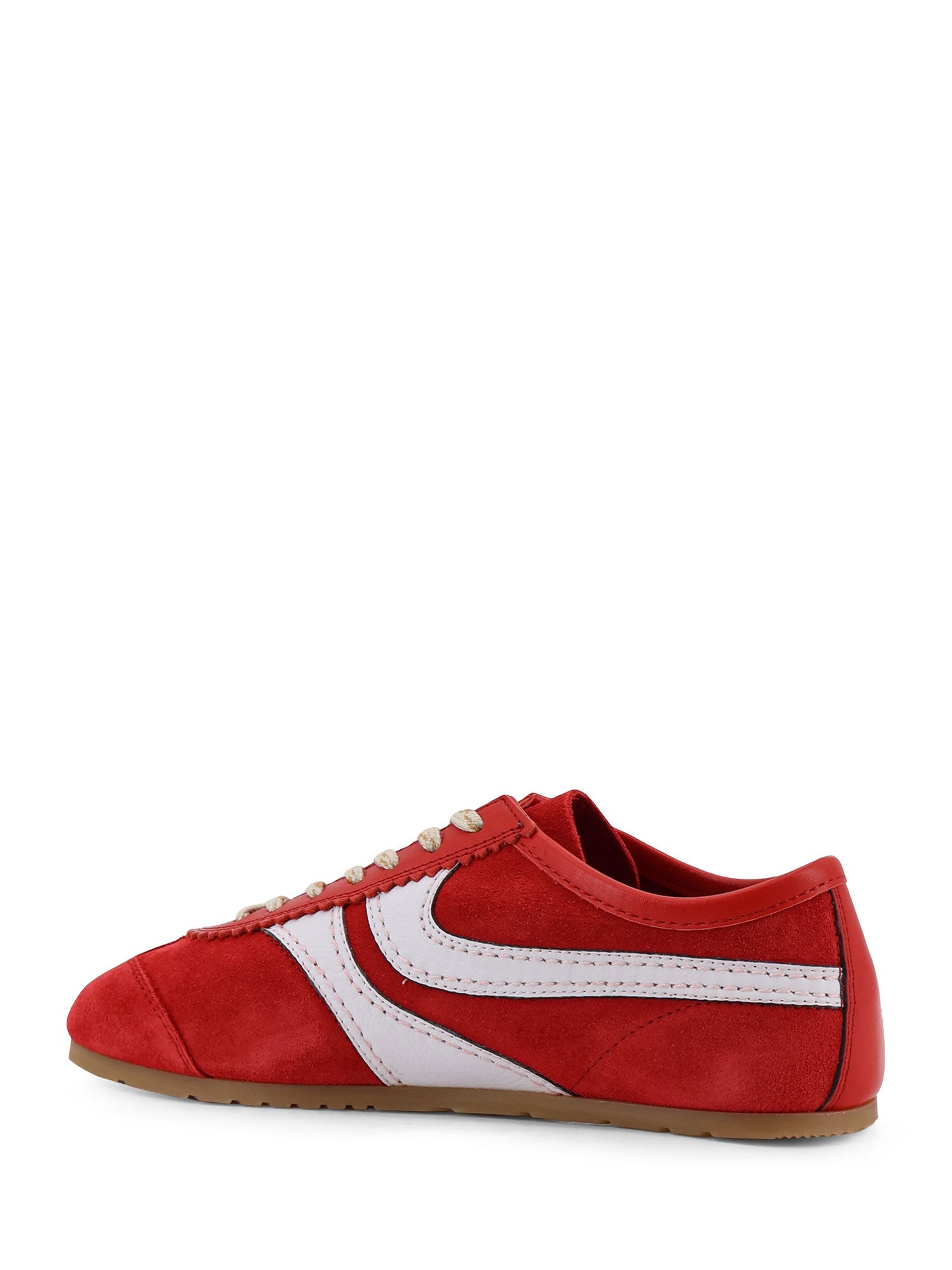 Dries Van Noten Sneakers Red Suede