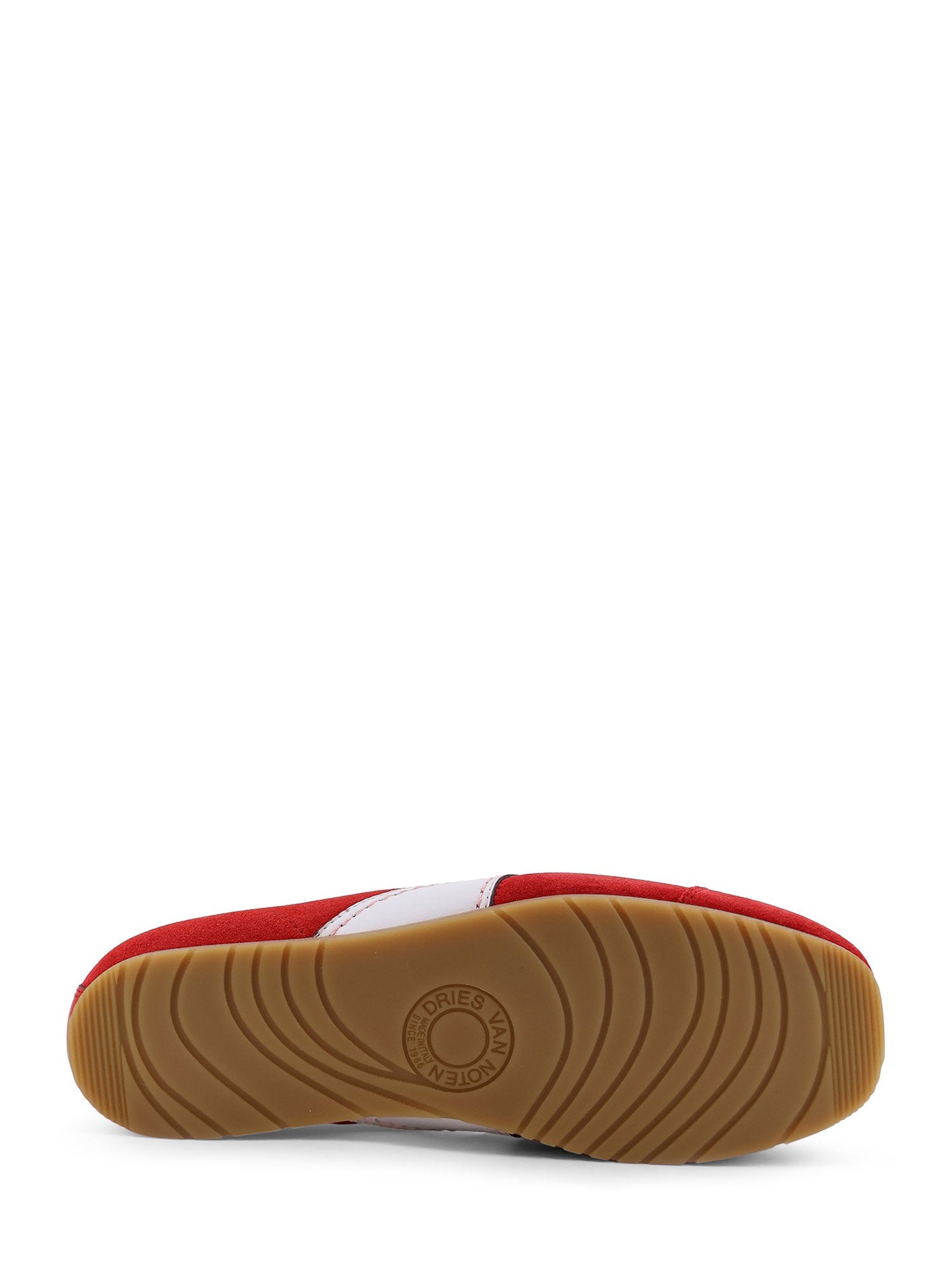 Dries Van Noten Sneakers Red Suede