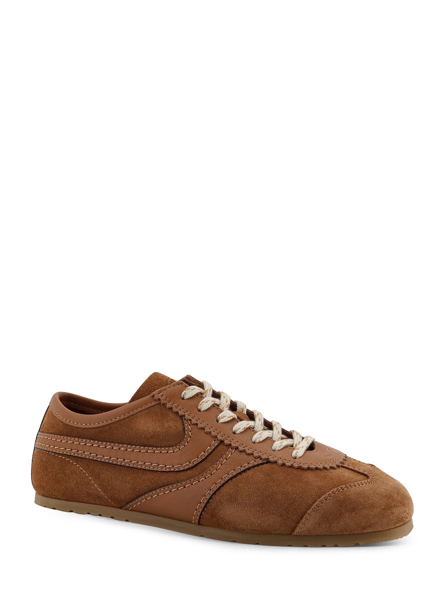 Dries Van Noten Sneakers Brown Suede