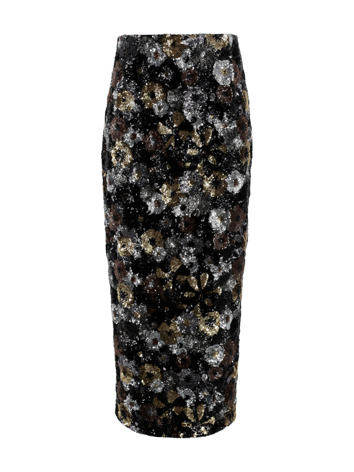 Max Mara Studio Skirts Nero Poliestere