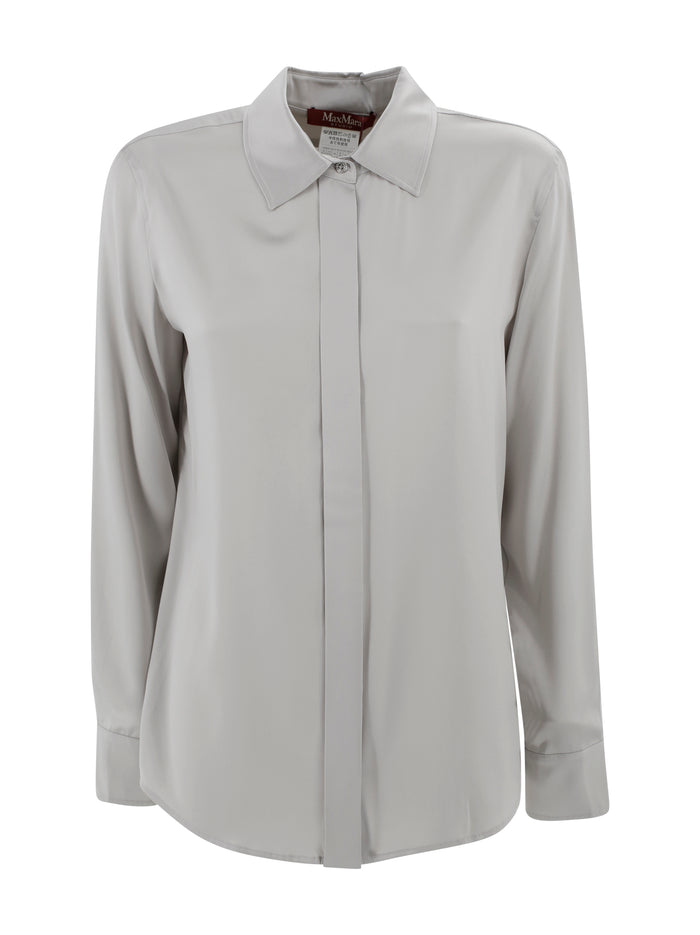Max Mara Studio Shirts Grigio Seta