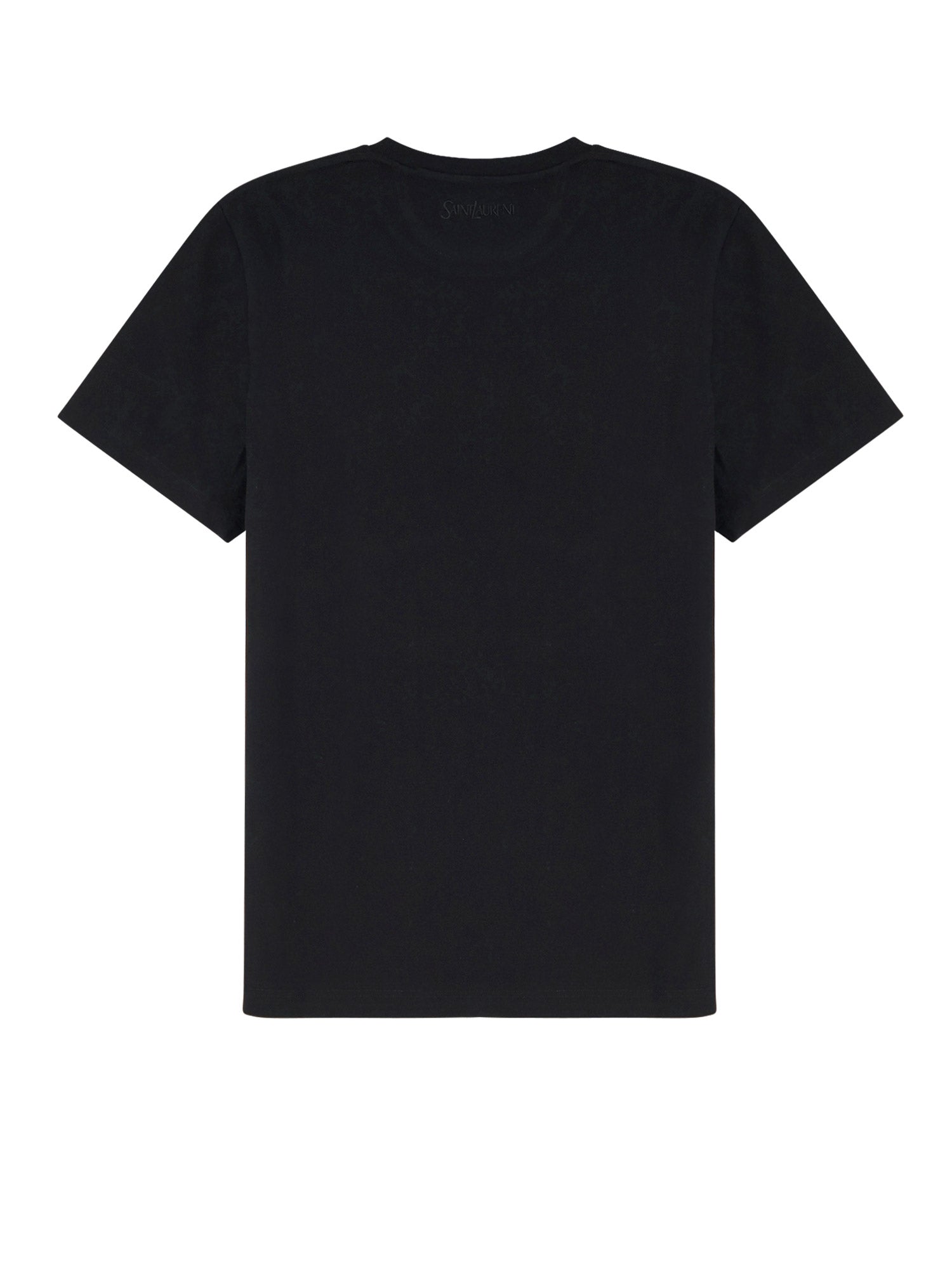 Saint Laurent T-shirts and Polos Black Cotone Certificato