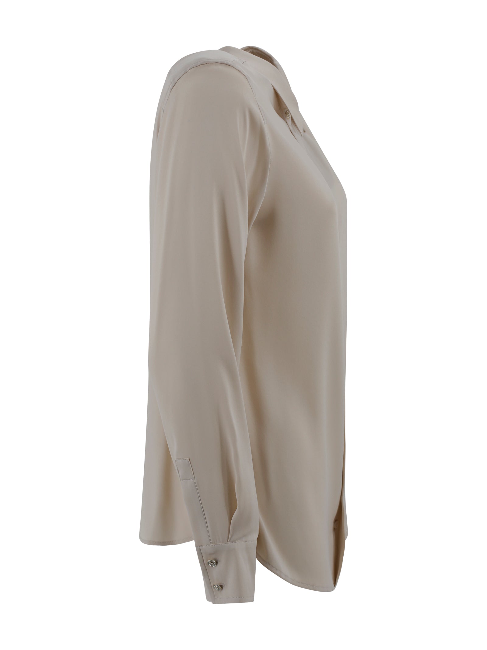 Max Mara Studio Shirts Beige Seta