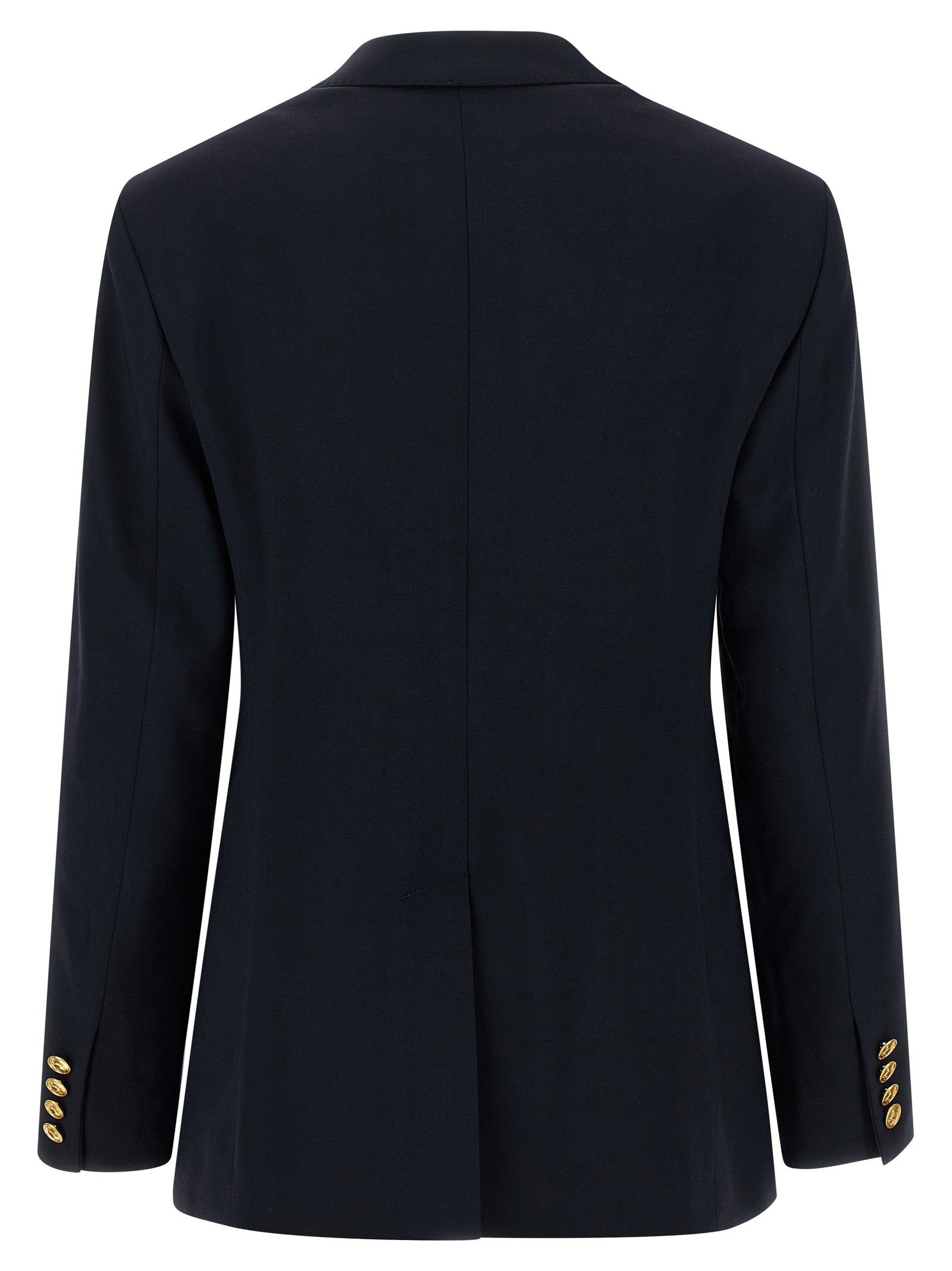 Double-breasted blazer Blue Wool Elastane Blazer, Suits