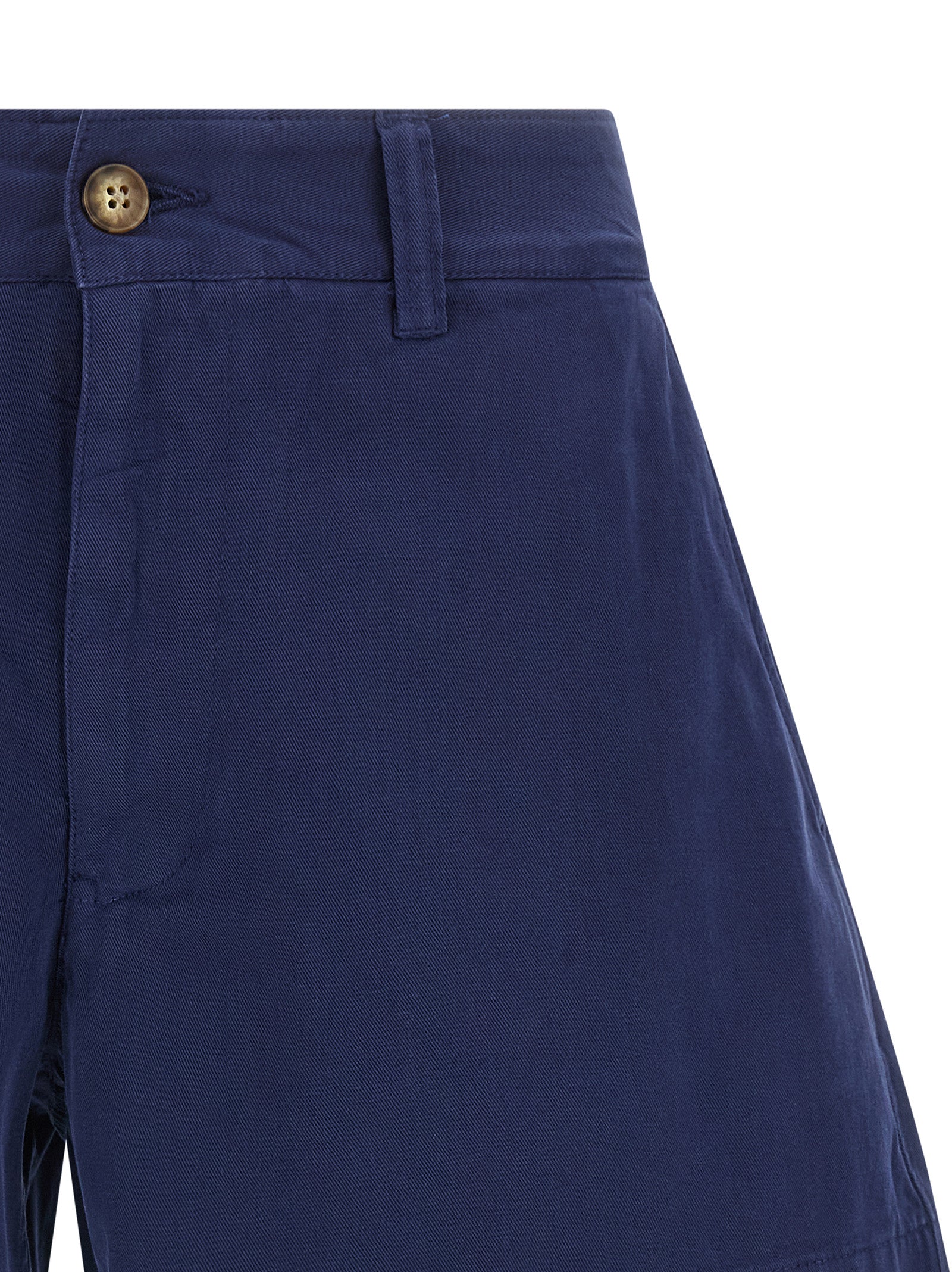 Cotton chino shorts Blue Bermuda