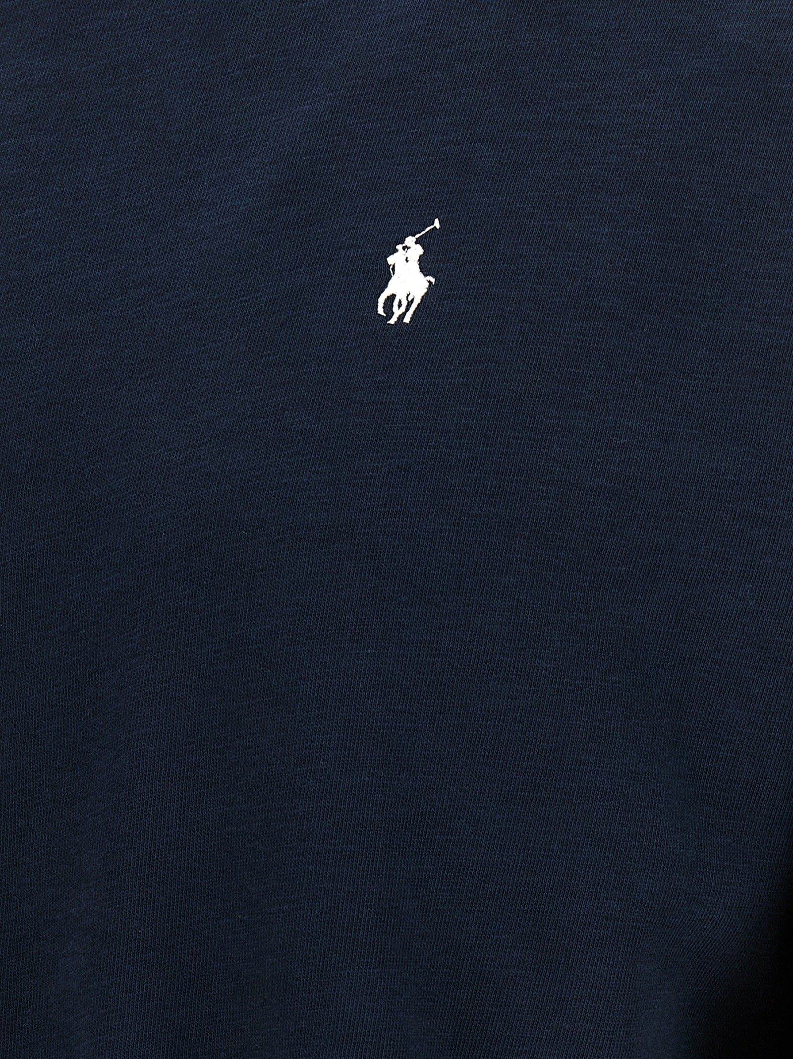 Print Sweatshirt Blue Cotton