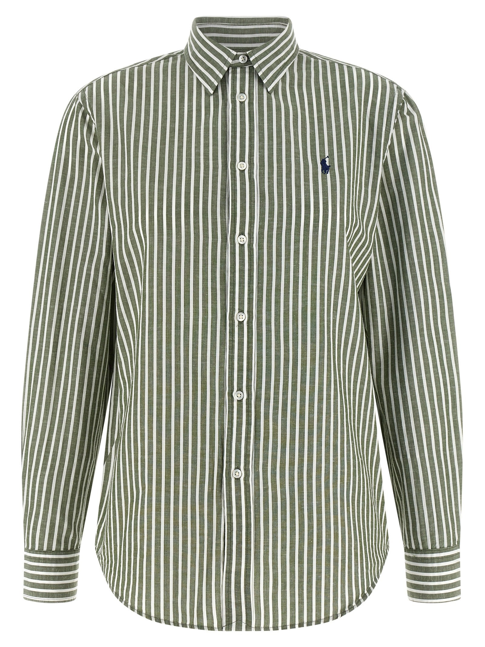 Cotton And Linen Shirt Green Shirt, Blouse