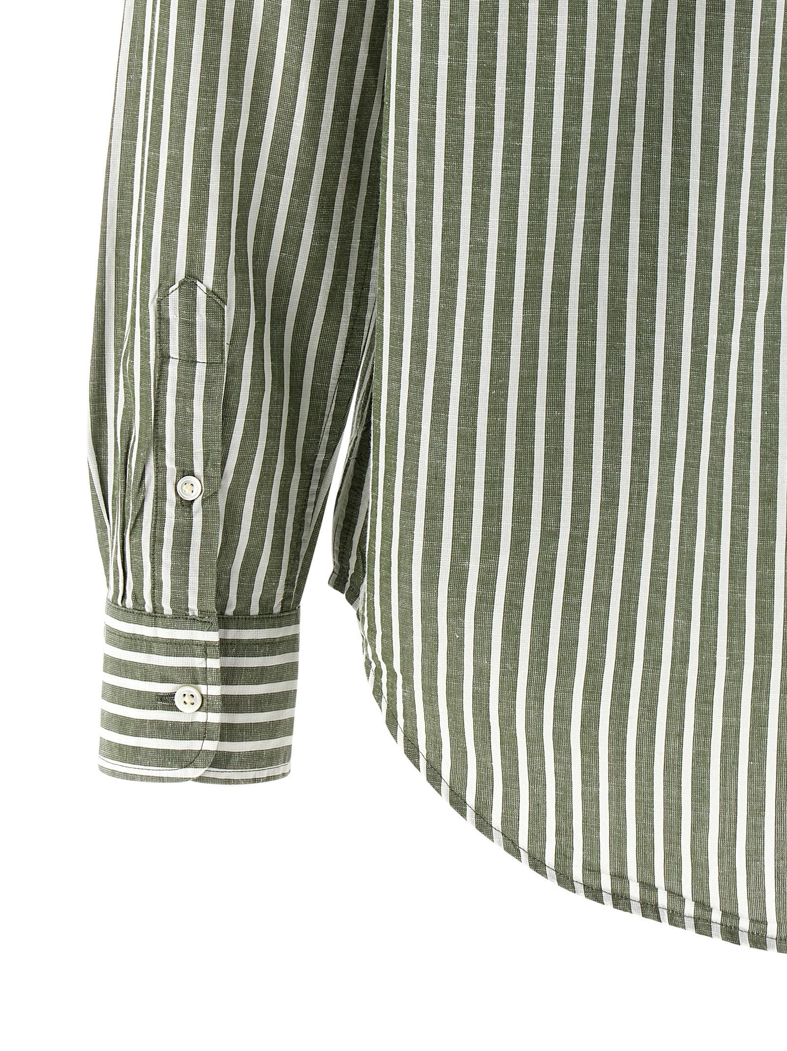 Cotton And Linen Shirt Green Shirt, Blouse