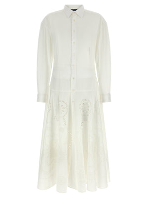 Polo Ralph Lauren Openwork Embroidery Dress