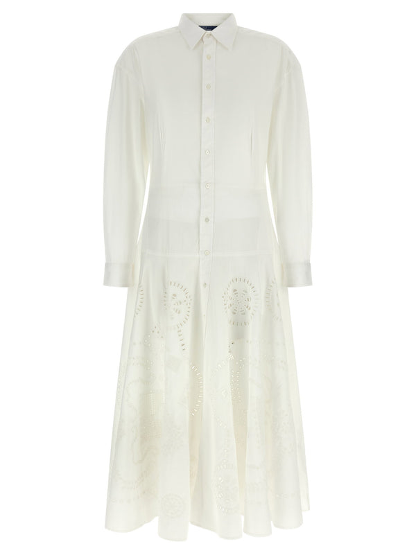 Polo Ralph Lauren Openwork Embroidery Dress