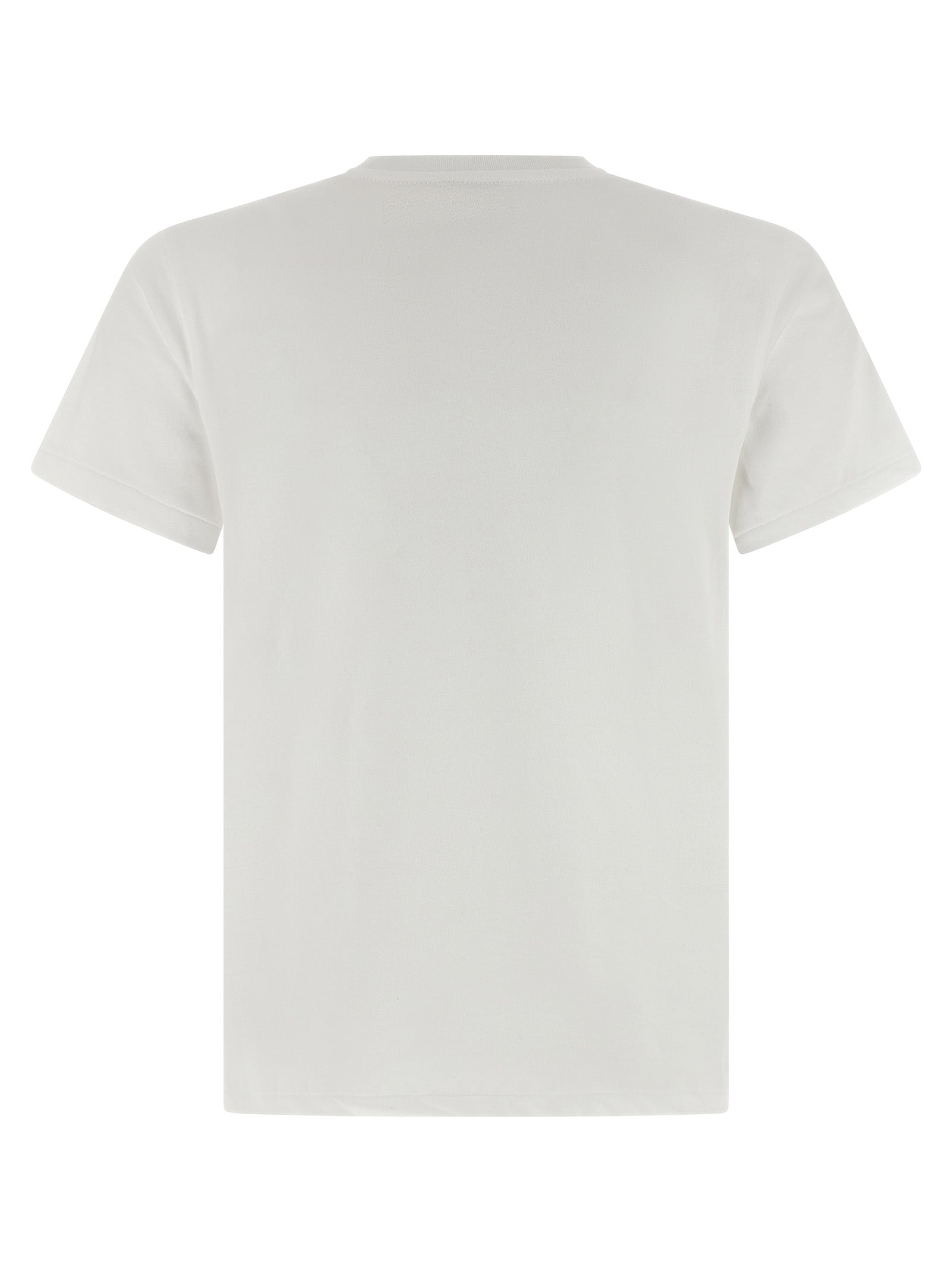 Logo embroidery t-shirt White Cotton