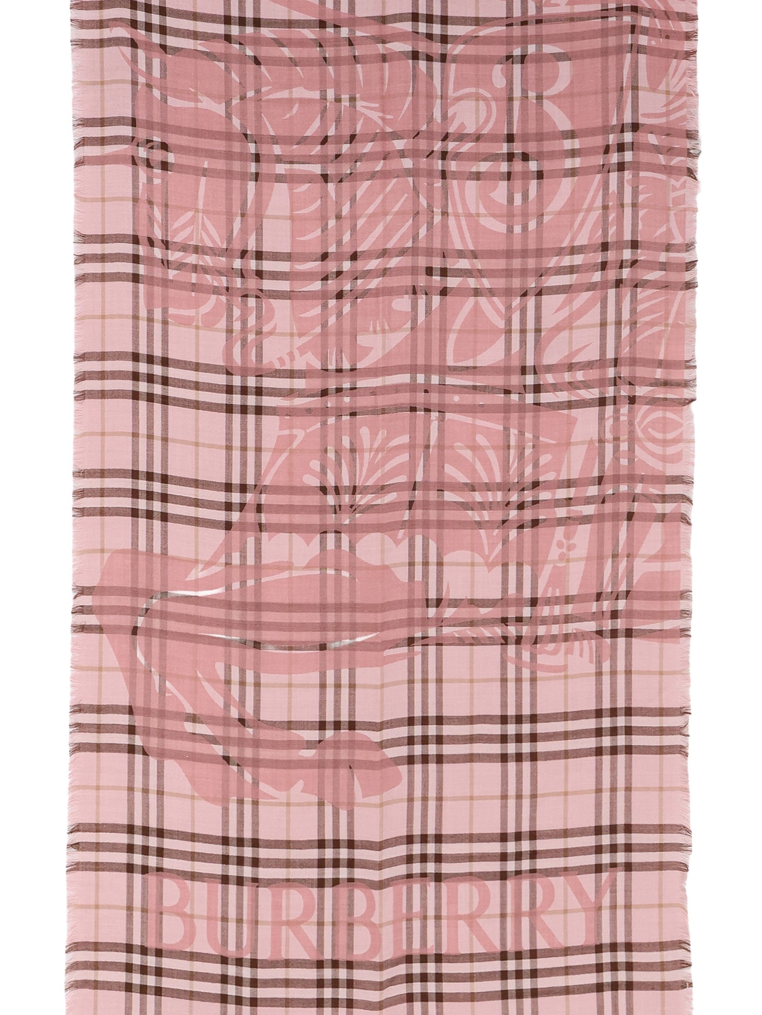 Burberry Scarfs Bowpink Lana Seta