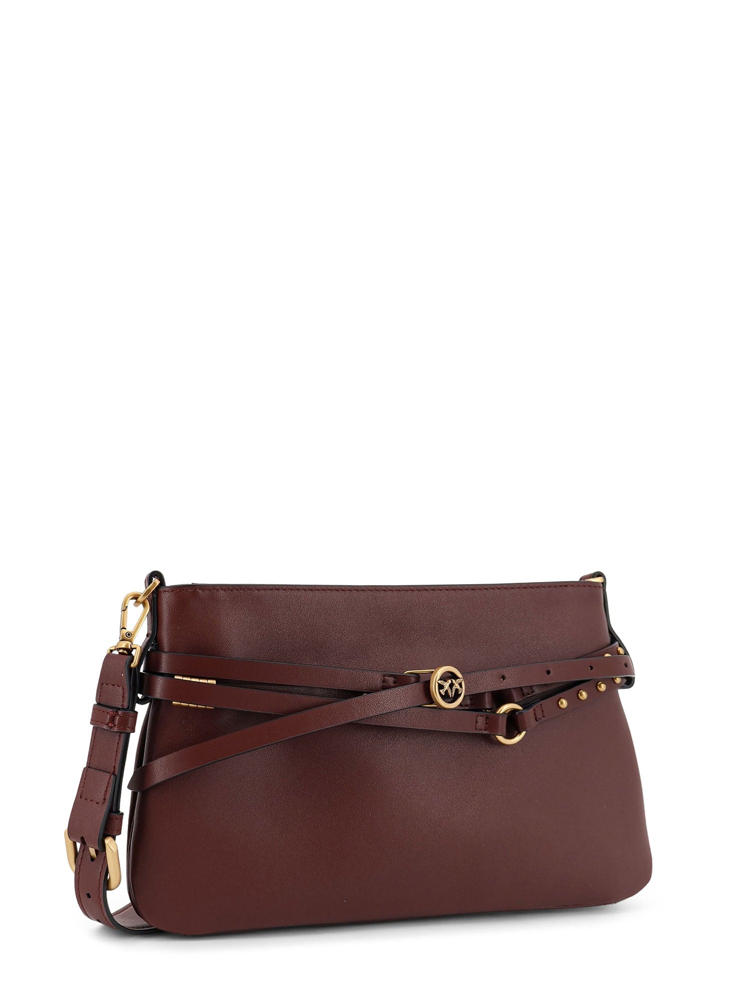 Pinko Bags Burgundywine Pelle