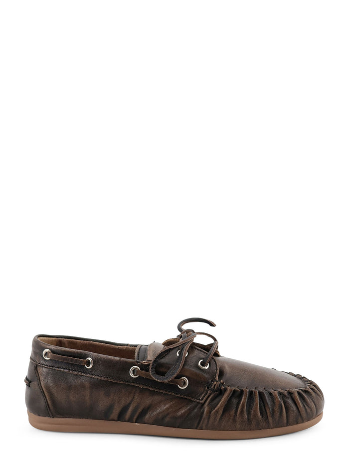 ALOHAS Flat shoes Brown Pelle