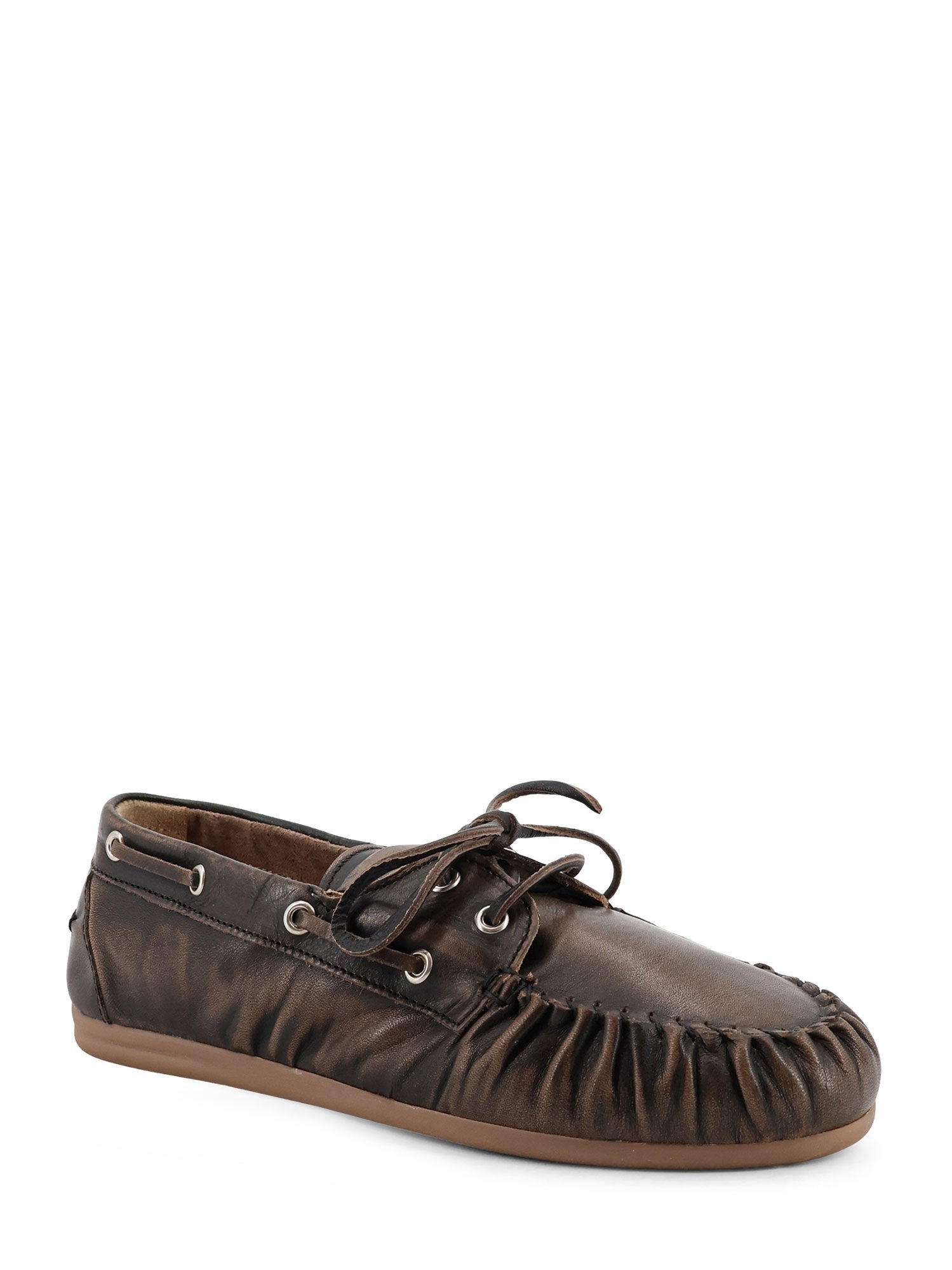 ALOHAS Flat shoes Brown Pelle