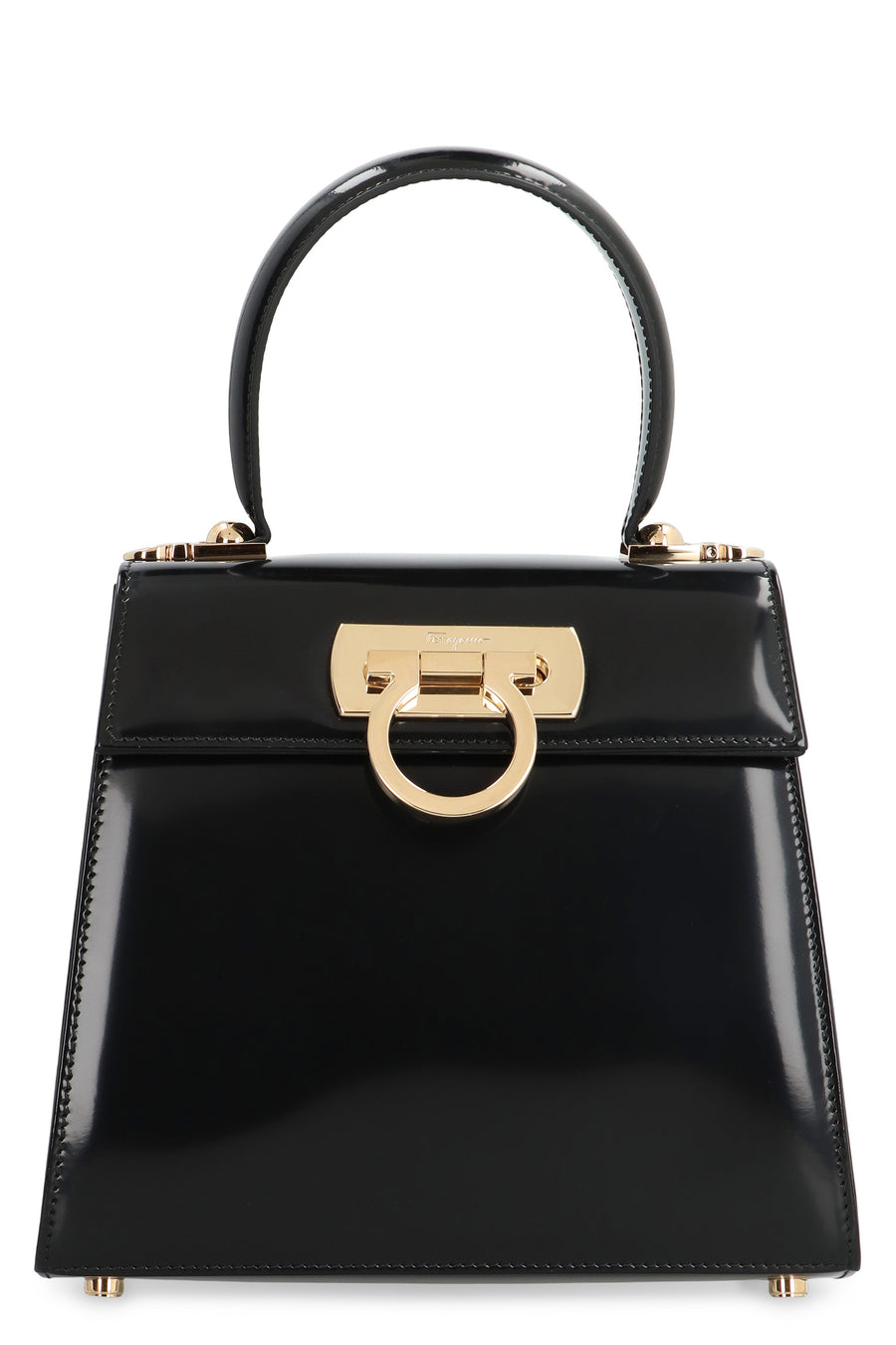 Iconic Calf Leather Handbag Black Calfskin Handbags