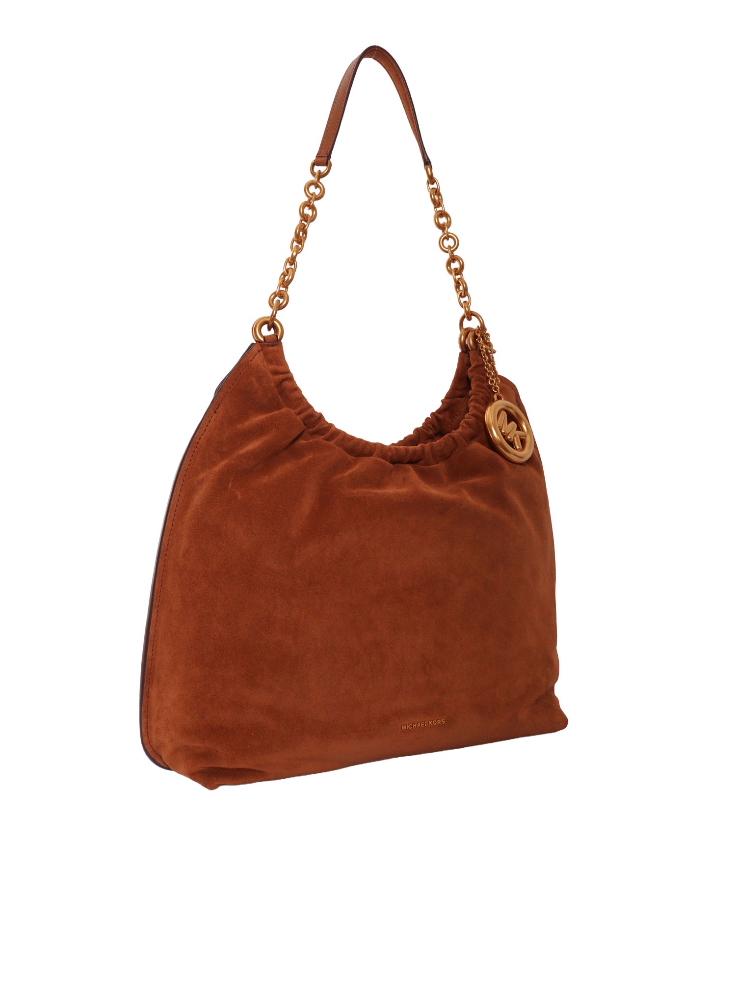 LG CINCH MSGR Brown Calf Leather Handbag