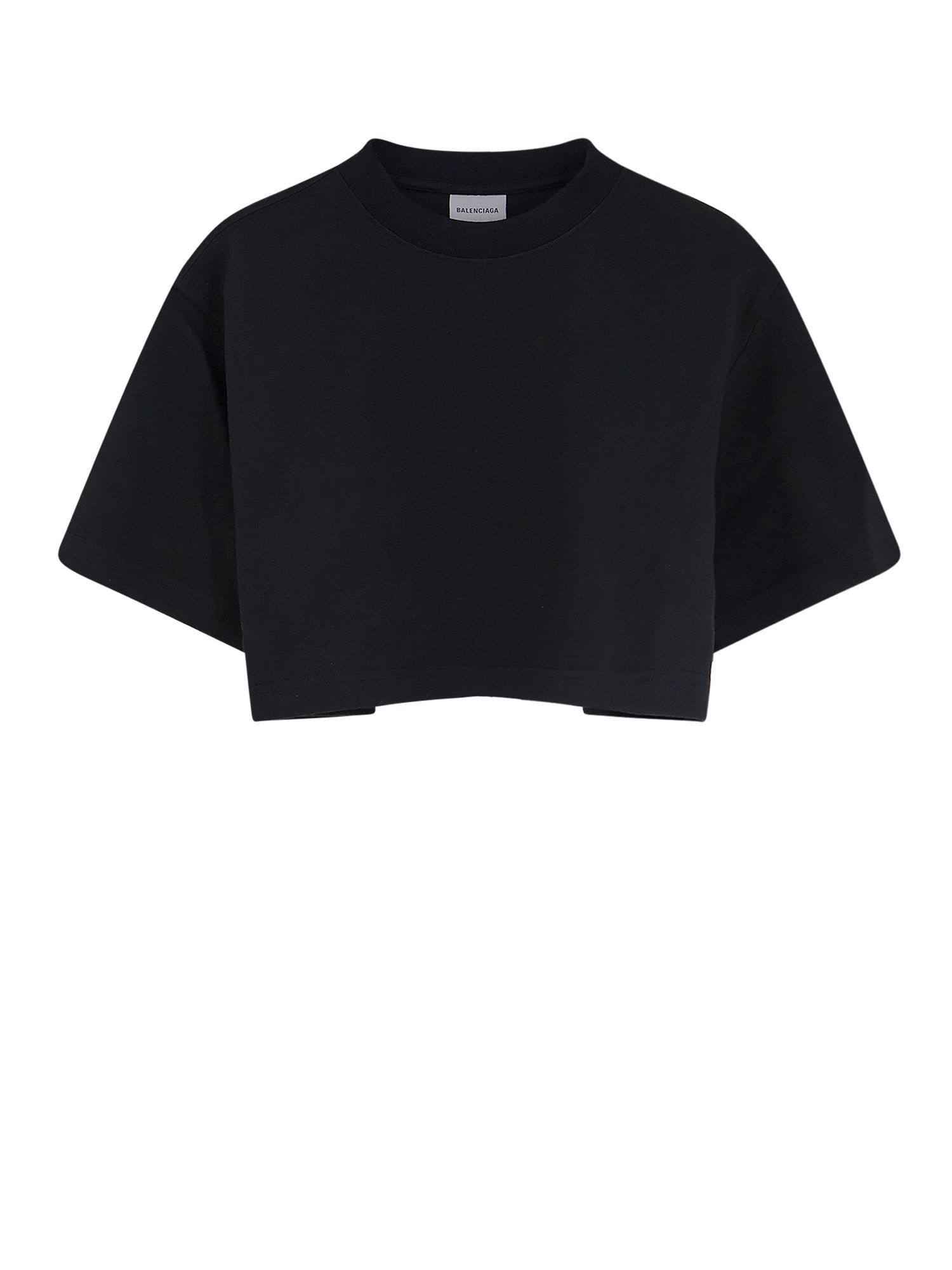Balenciaga T-shirts and Polos Black Cotone