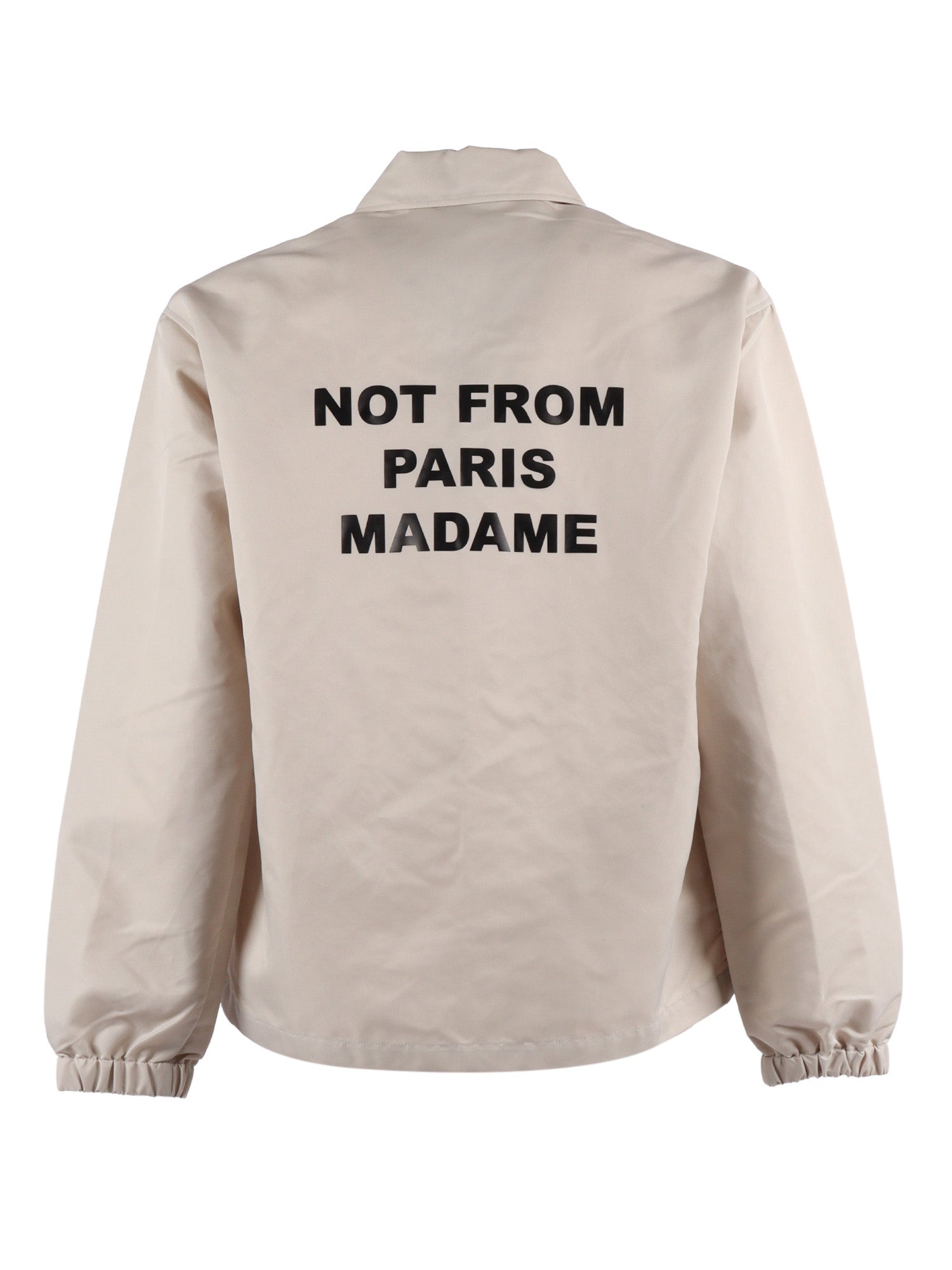 Slogan Jacket Panna Nylon Field