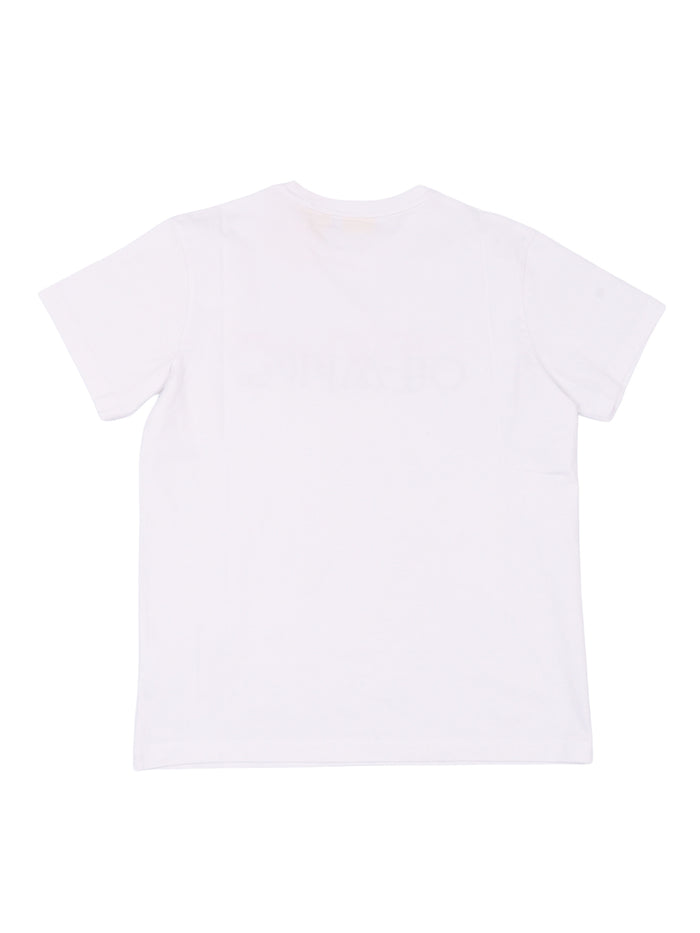 BIG BOOKISH DOUBLE TEE S-S White Cotton Short Sleeves T-shirt