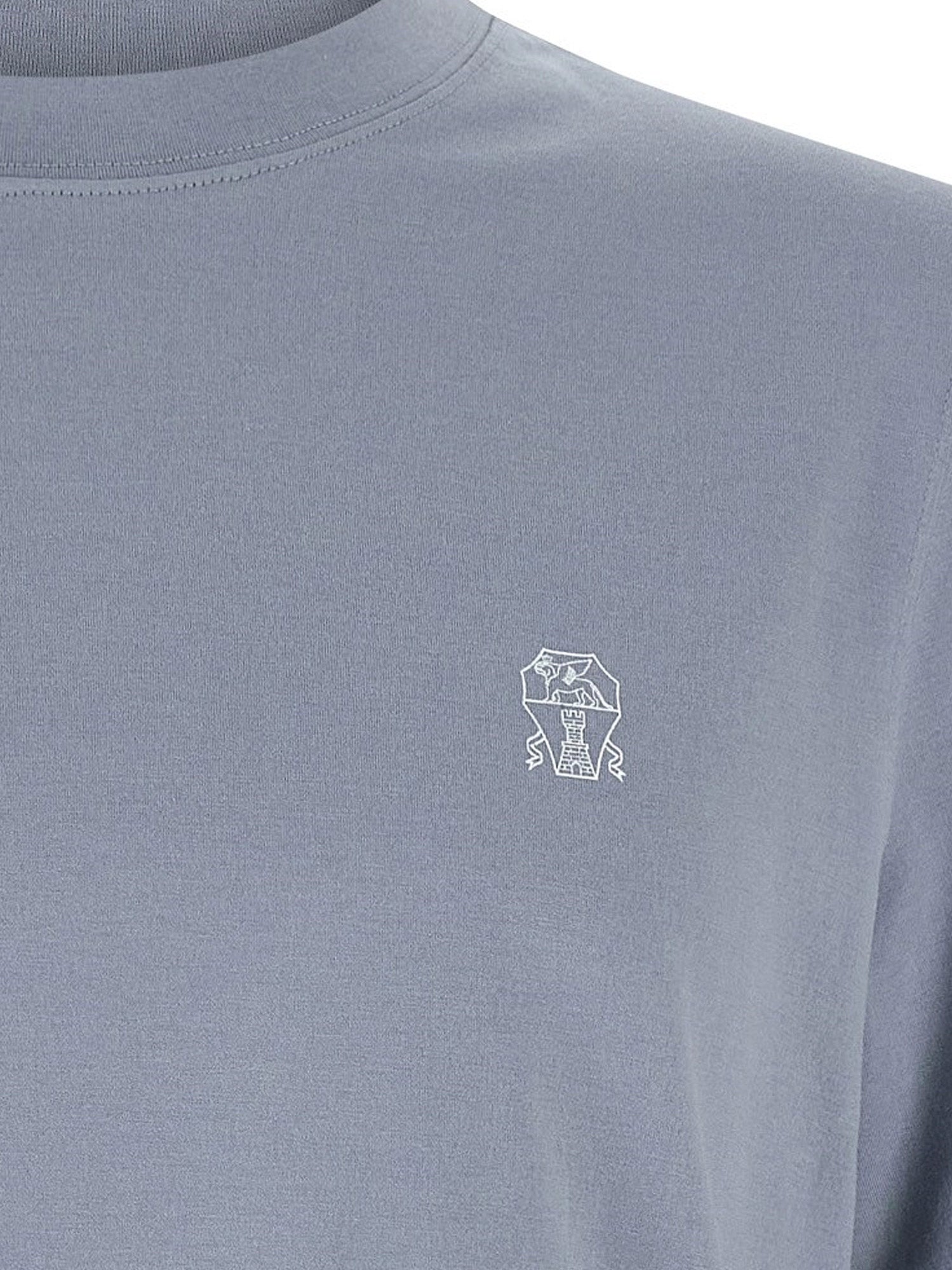 Brunello Cucinelli T-Shirts And Polos Carta Zucchero Off White Cotone