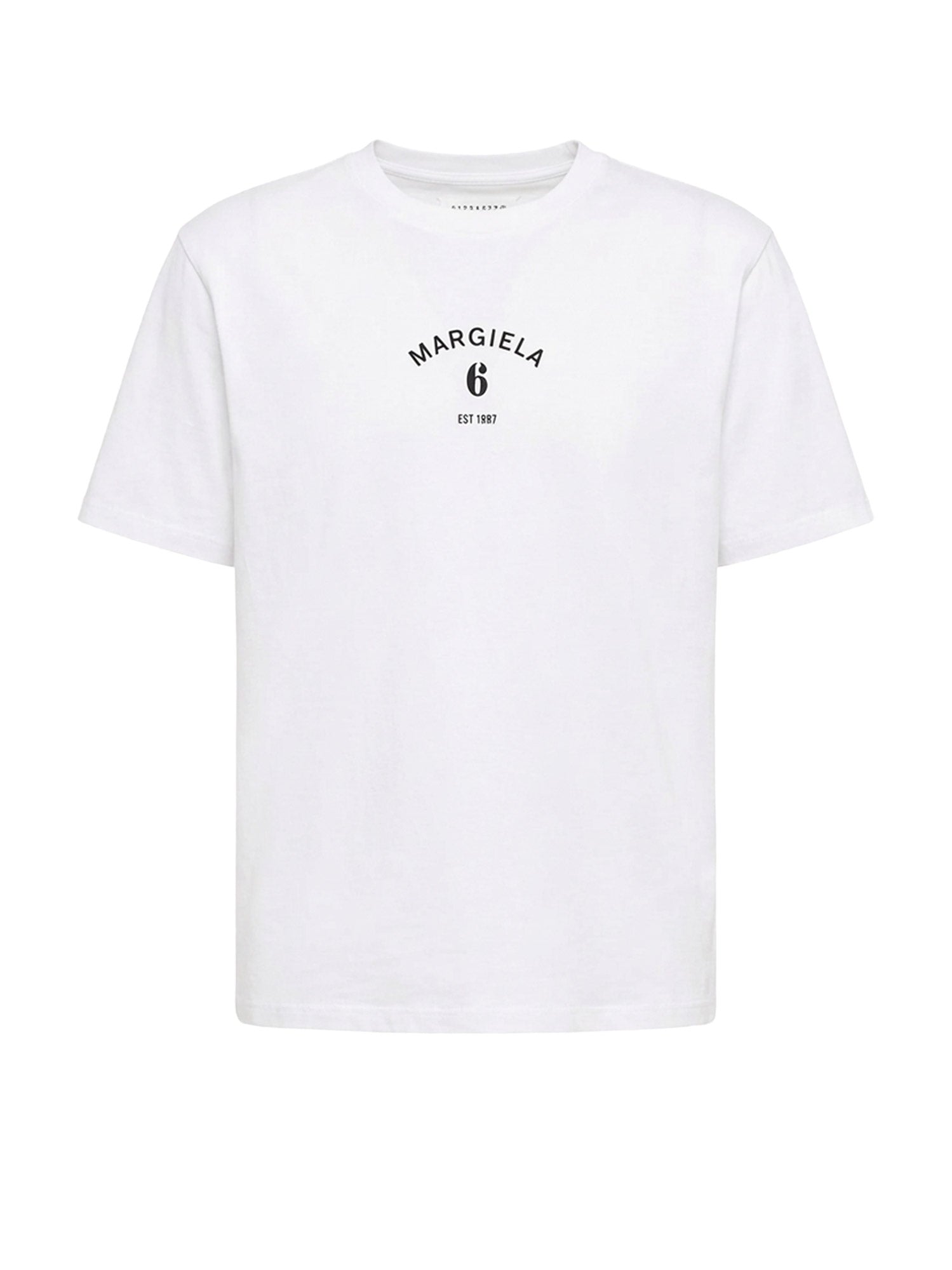 MM6 Maison Margiela T-shirts and Polos White Cotone