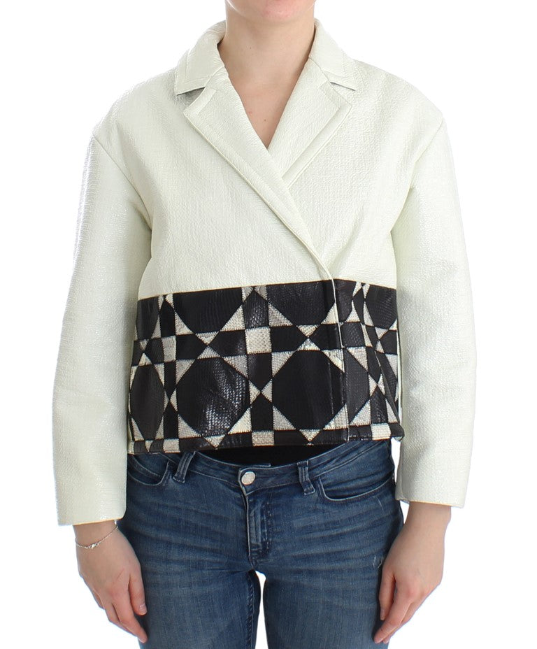 Andrea Pompilio 100% Leather jacket in multicolor