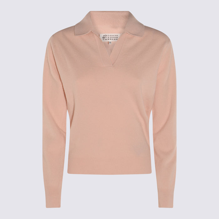 Maison Margiela Sweaters Pale Pink _co