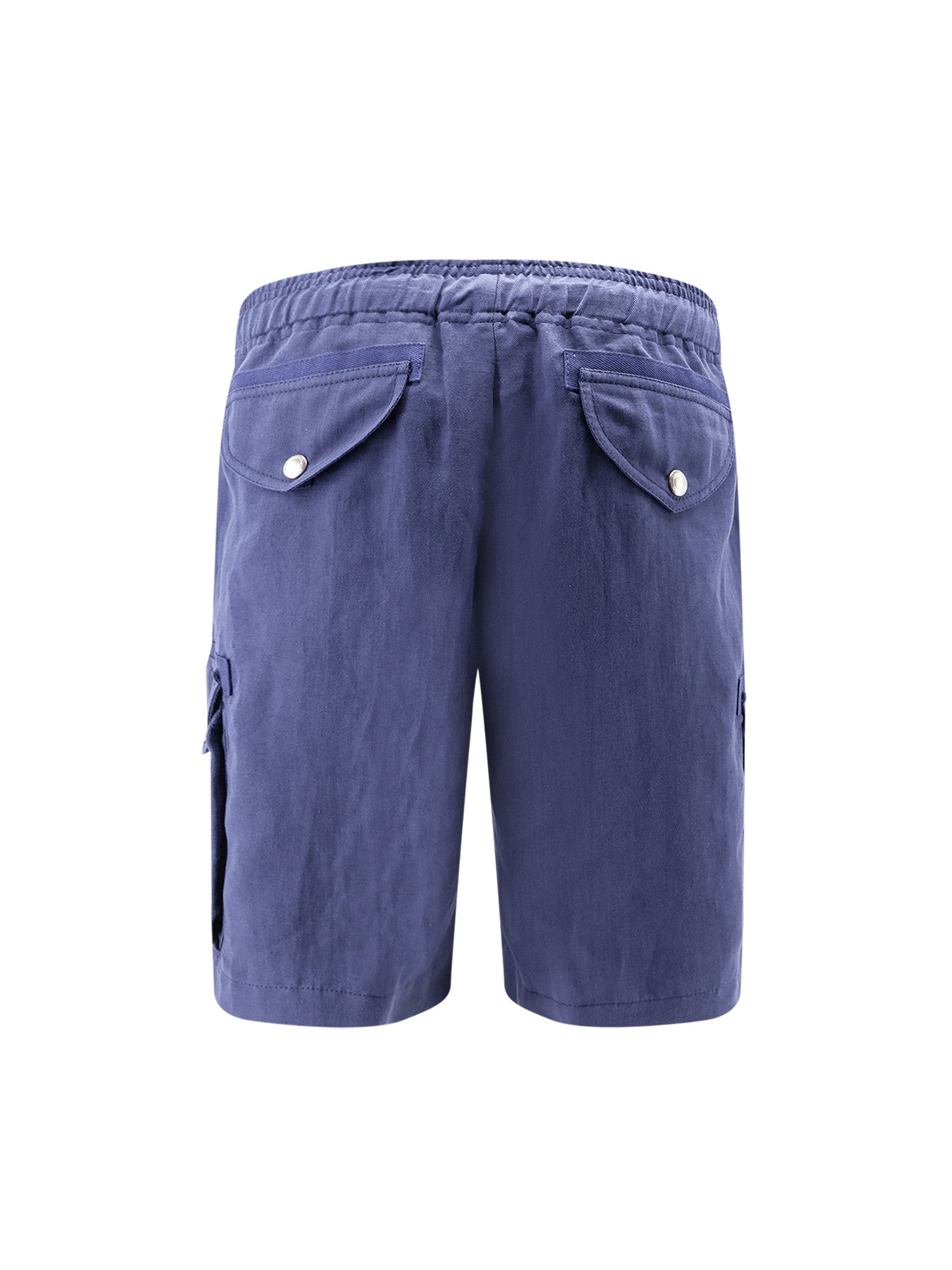Brunello Cucinelli Shorts Blucolorato Lino Cotone