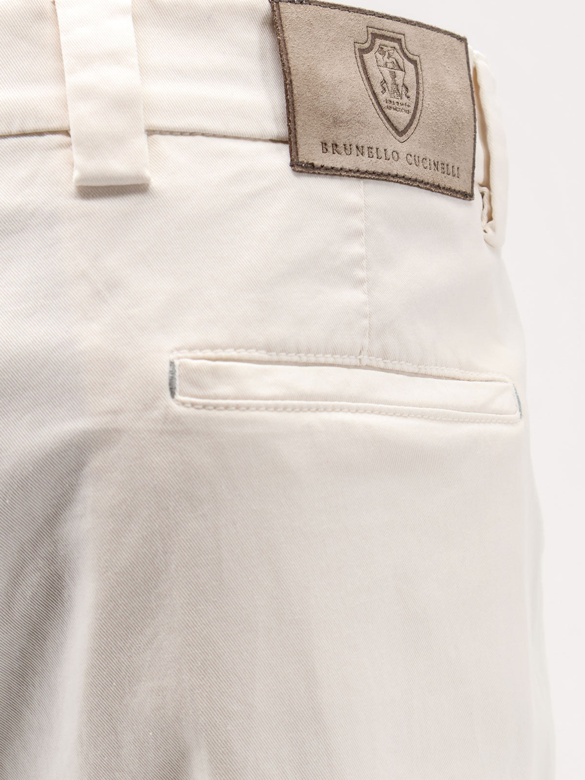 Brunello Cucinelli RTW Englishwhite Cotone Elastan