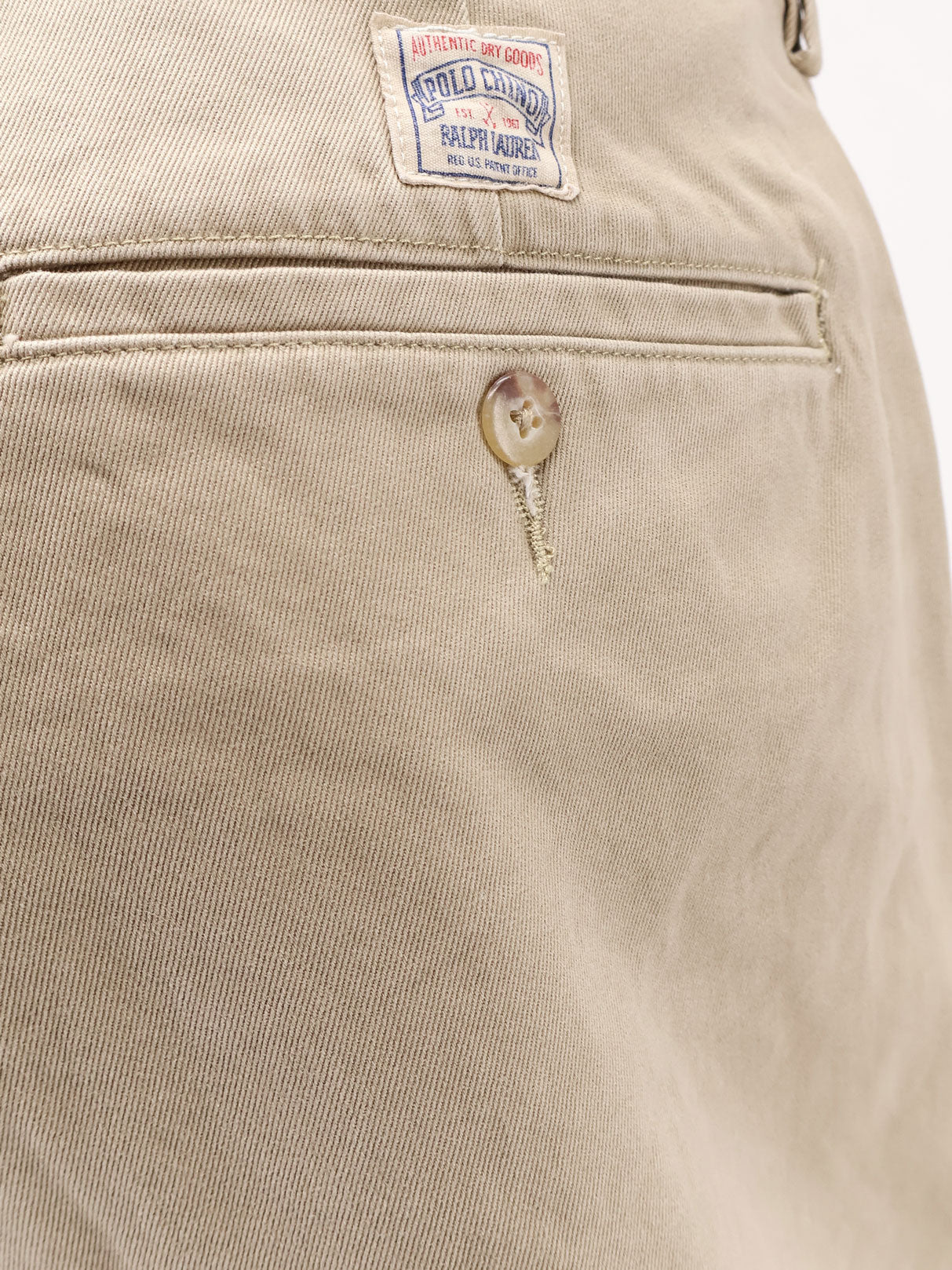 Polo Ralph Lauren Shorts Washed Rl Khaki Cotone