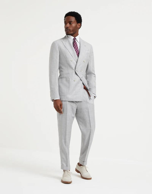 Brunello Cucinelli Mens Suit Ms496ldbh_c088 Cream