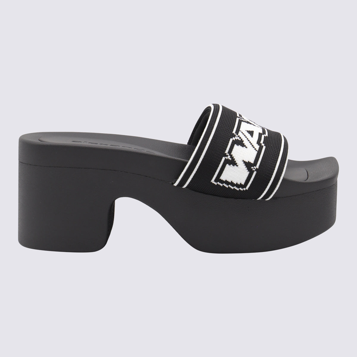 Alexander Wang Sandals Black _cover Tex ;sole Rubber