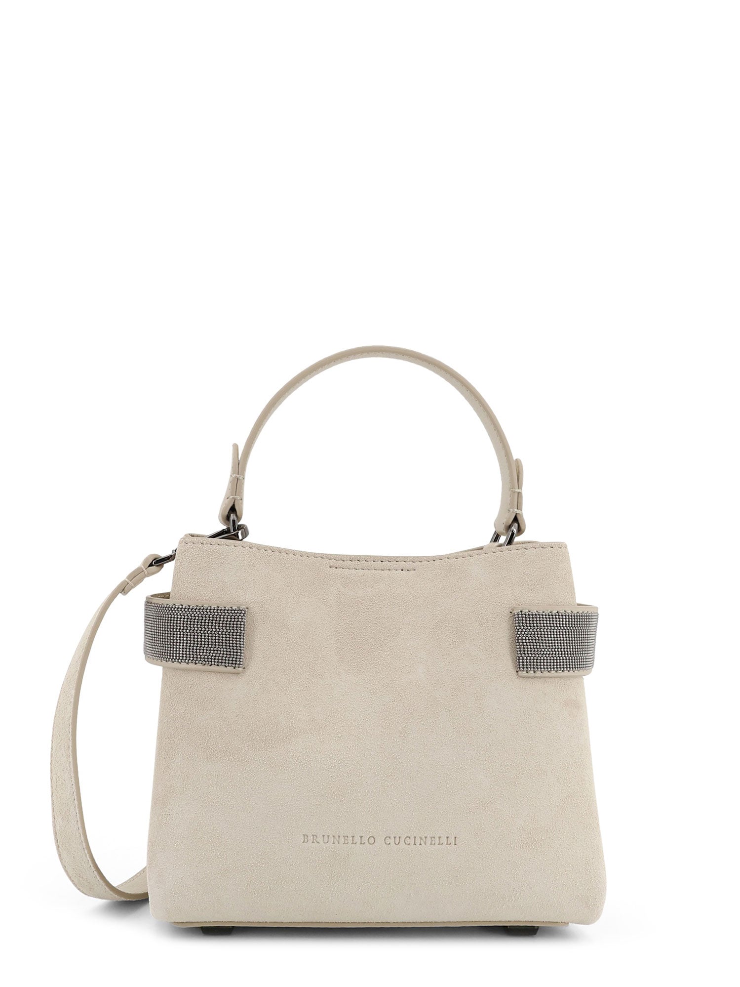 Brunello Cucinelli Bags Ivory Suede