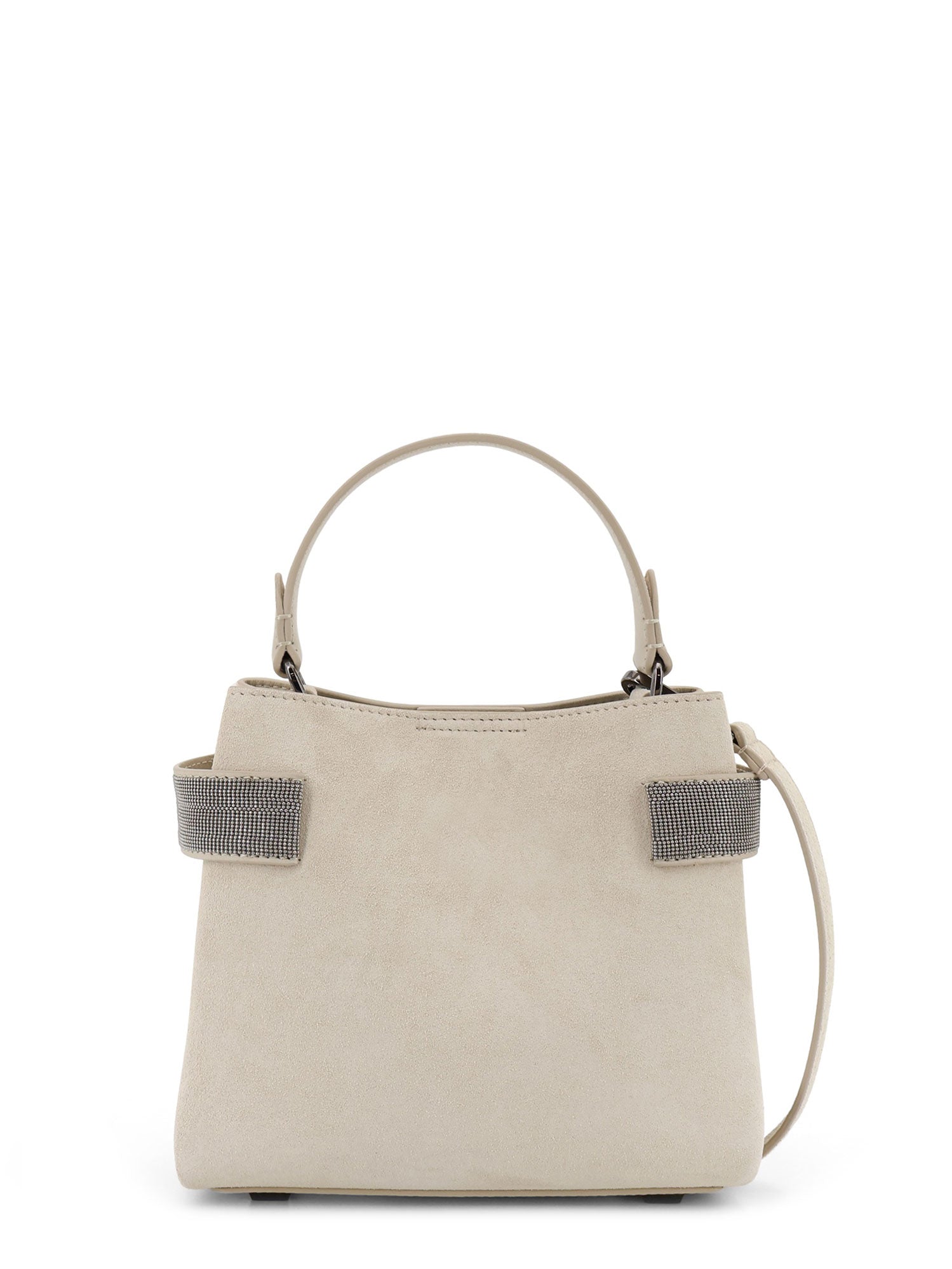 Brunello Cucinelli Bags Ivory Suede
