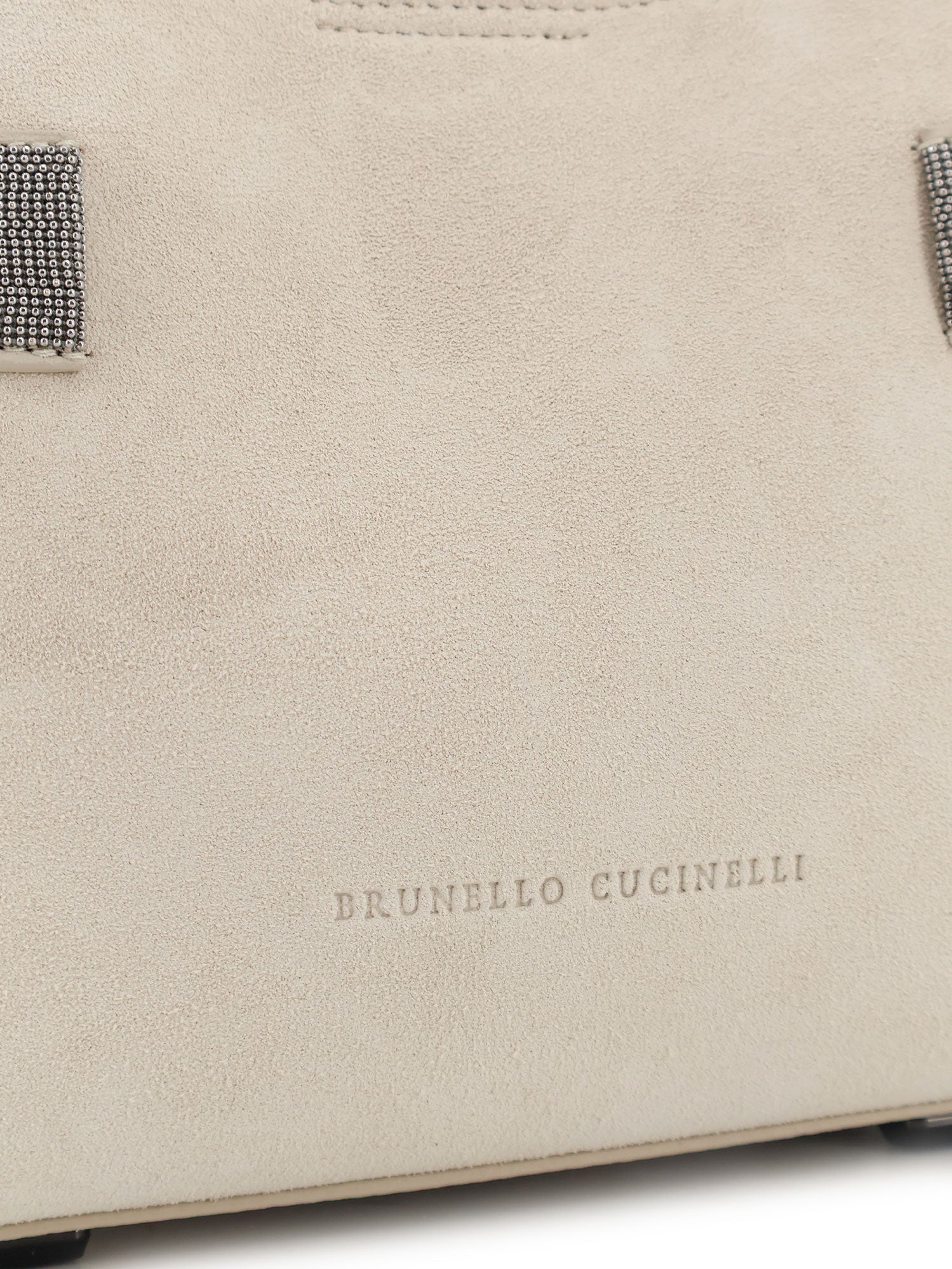 Brunello Cucinelli Bags Ivory Suede
