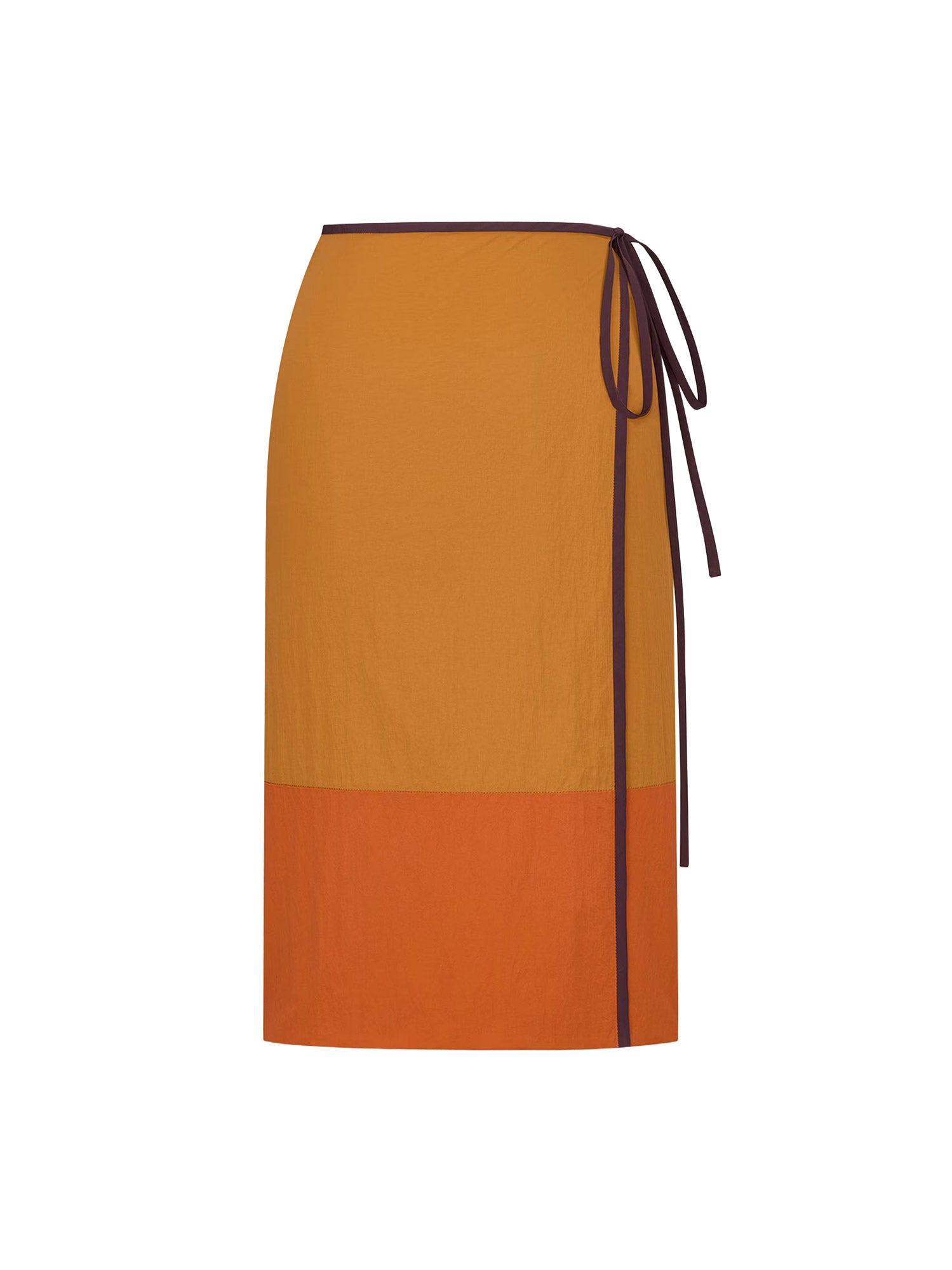 Saint Laurent Skirts Ocre Doree Poliammide