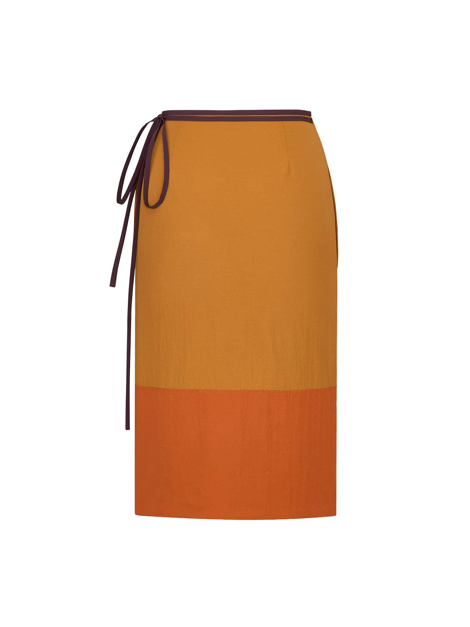 Saint Laurent Skirts Ocre Doree Poliammide