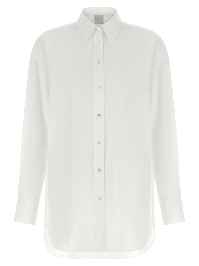 Tessa Shirt White Cotton Shirt, Blouse