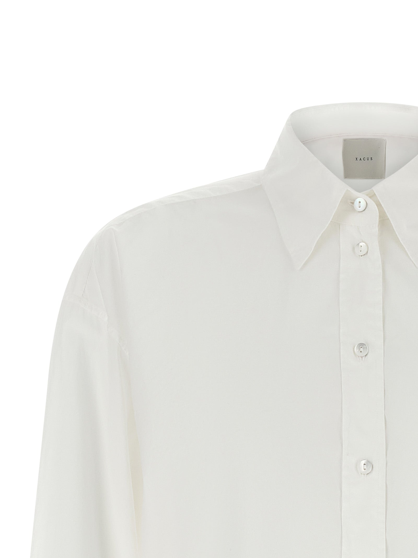 Tessa Shirt White Cotton Shirt, Blouse