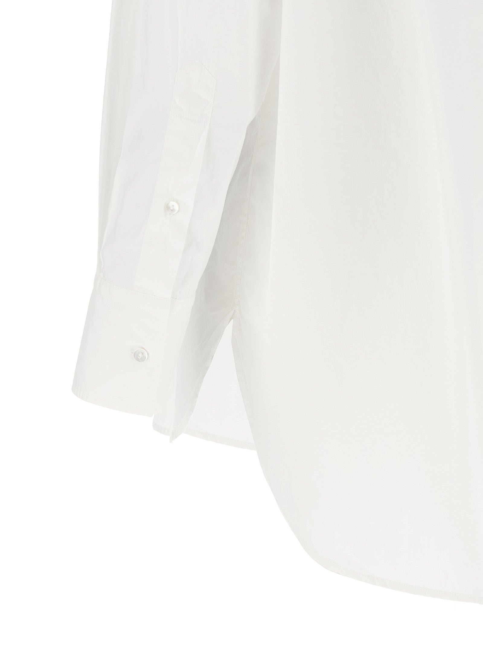 Tessa Shirt White Cotton Shirt, Blouse