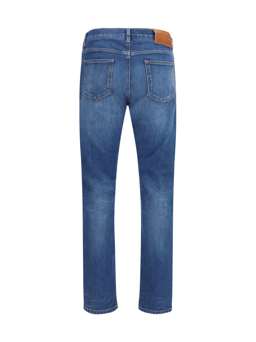 Jeans Slim Stretch Black Denim Blue Cotton
